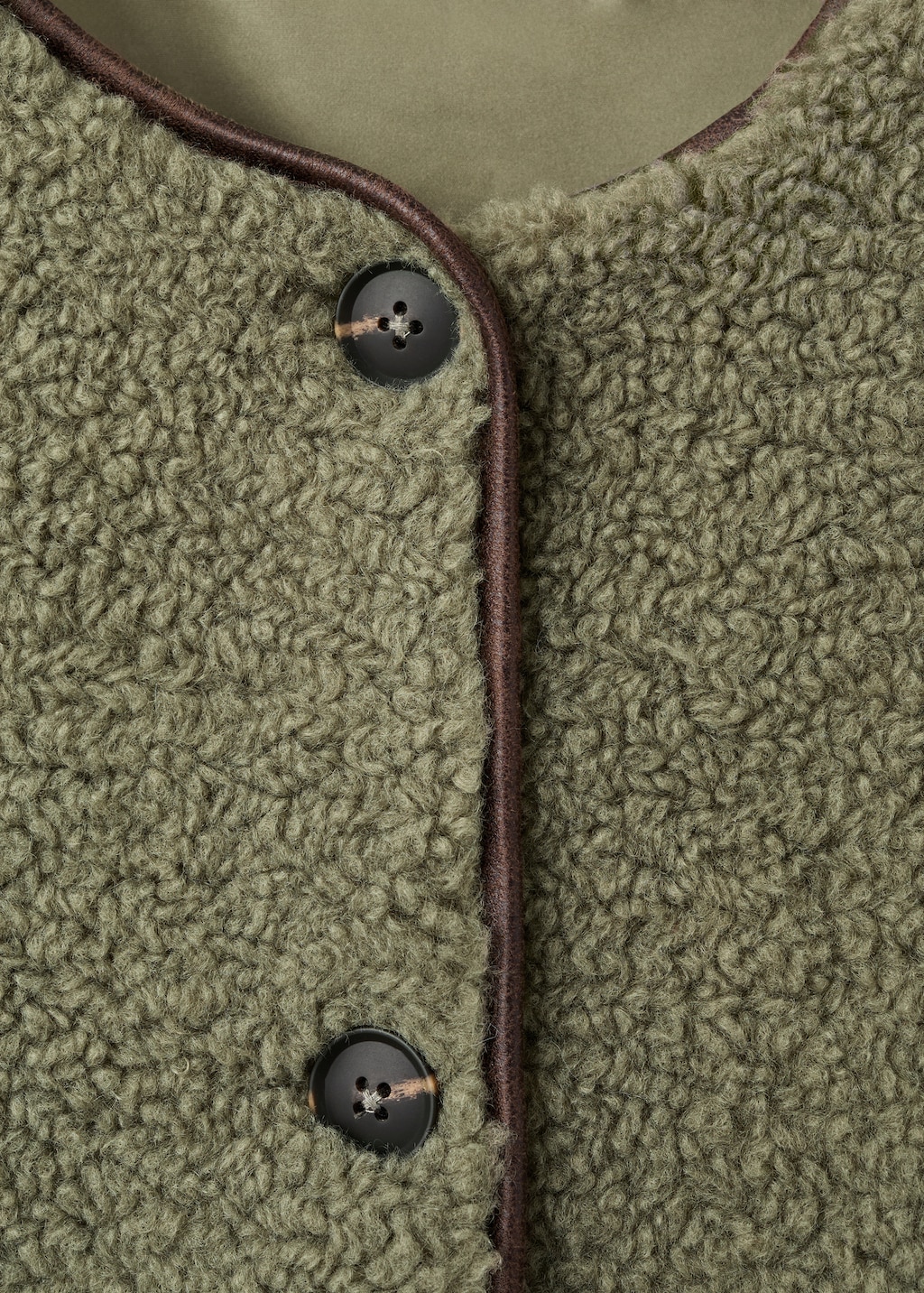 Shearling-effect jacket