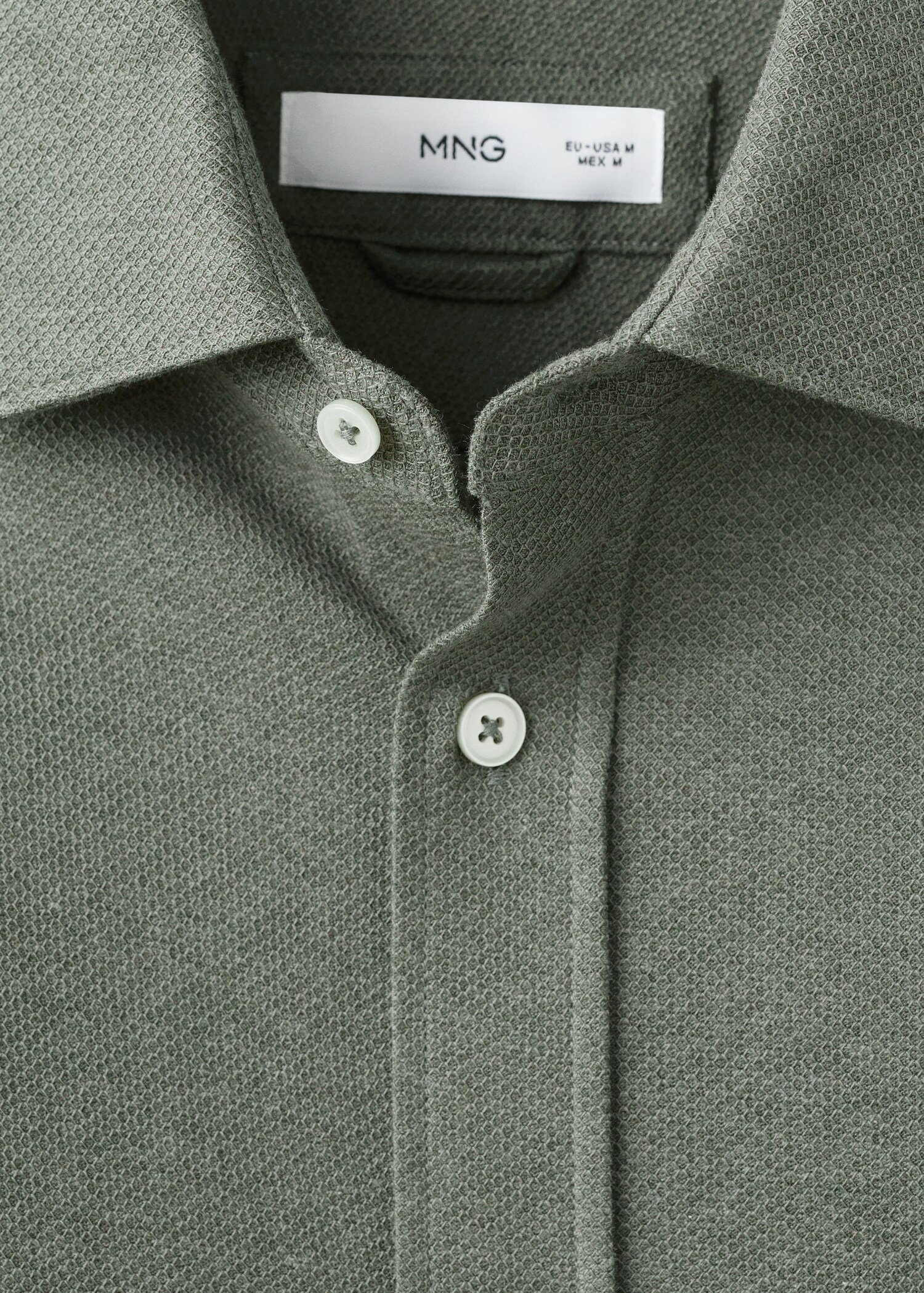100% cotton slim-fit shirt - Details of the article 8