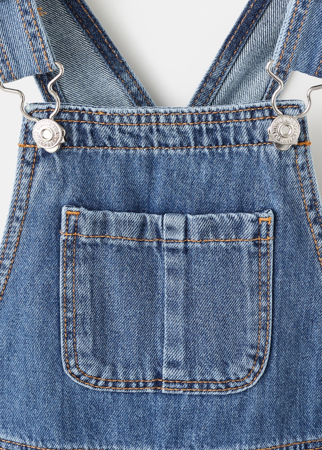 Denim cotton dungarees