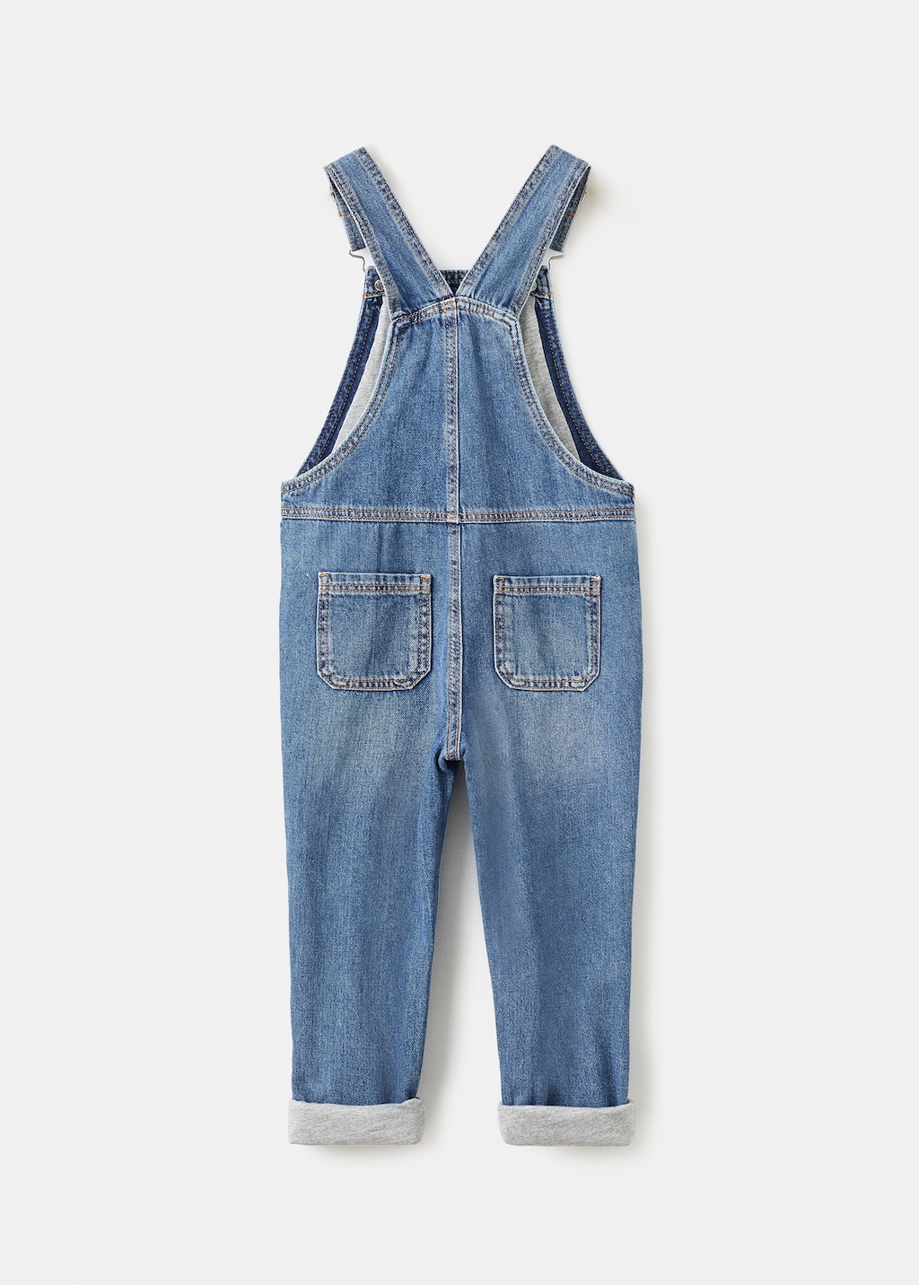 Denim cotton dungarees