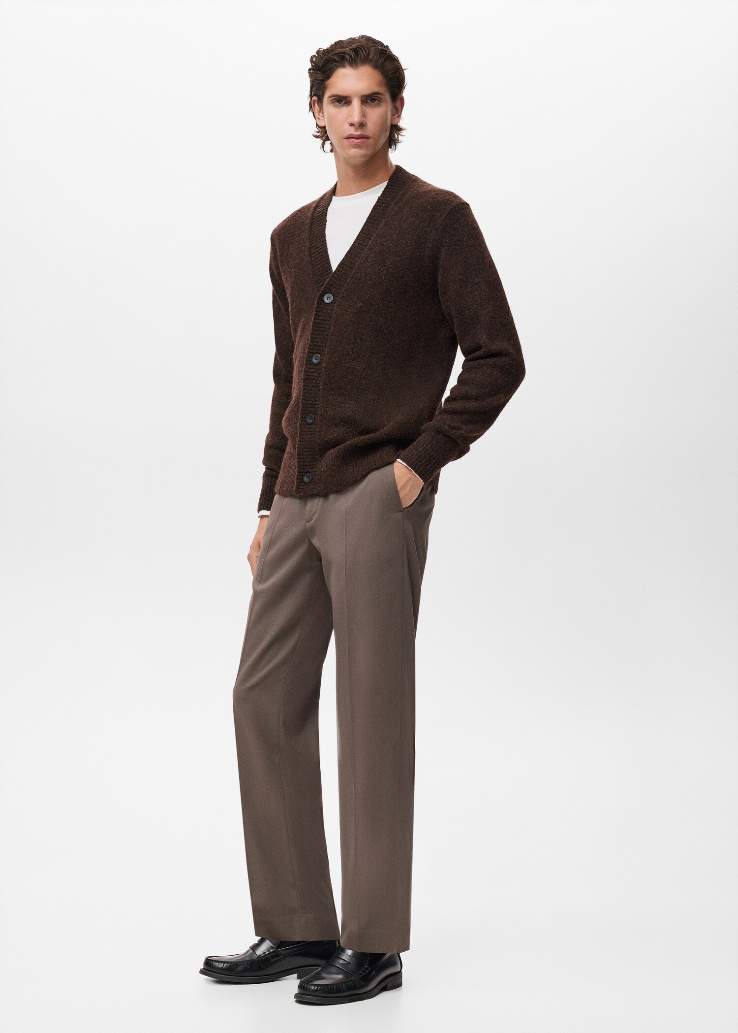 Wool-blend cardigan - Details of the article 2