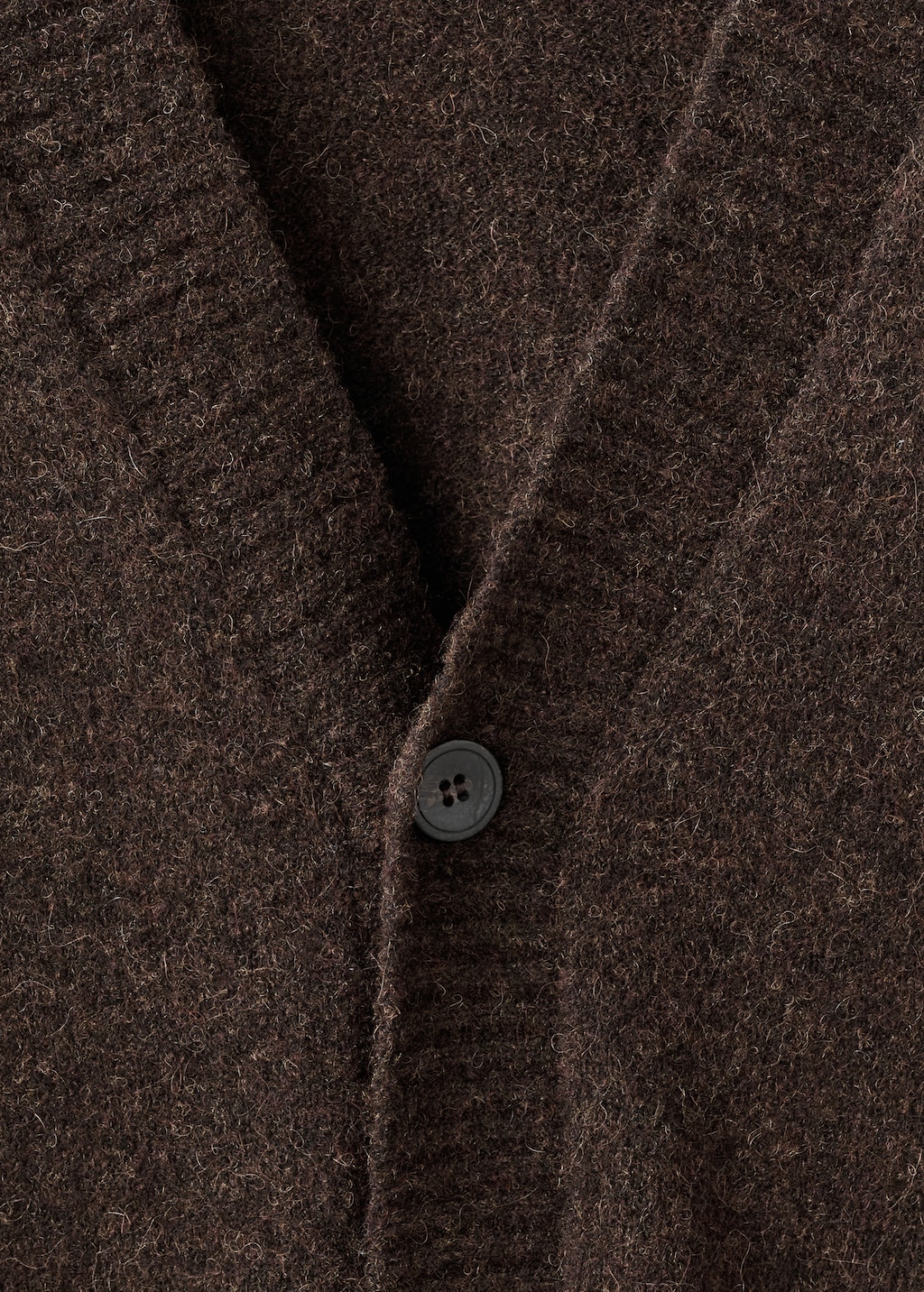 Knitted wool blend cardigan