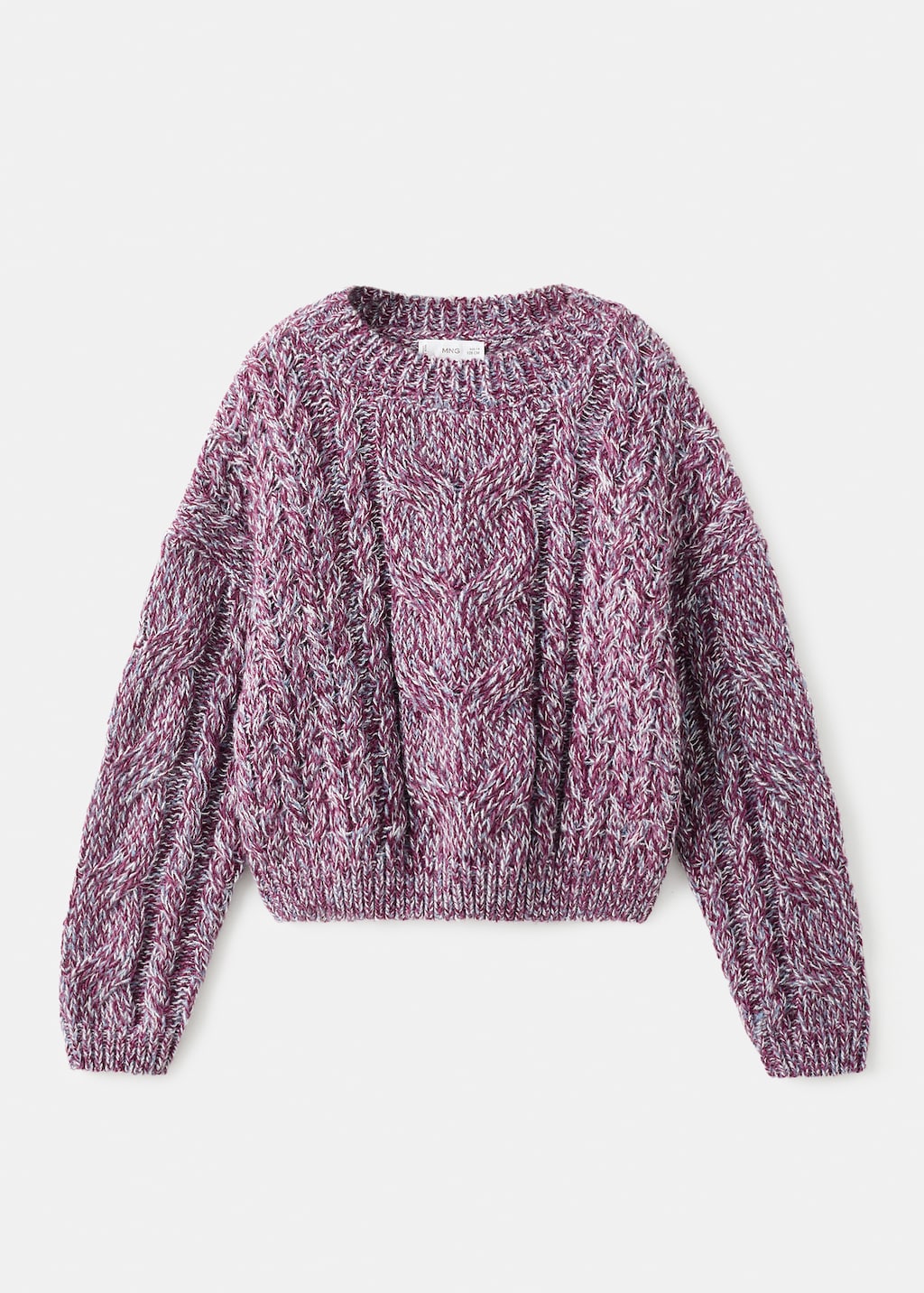 Cable-knit sweater