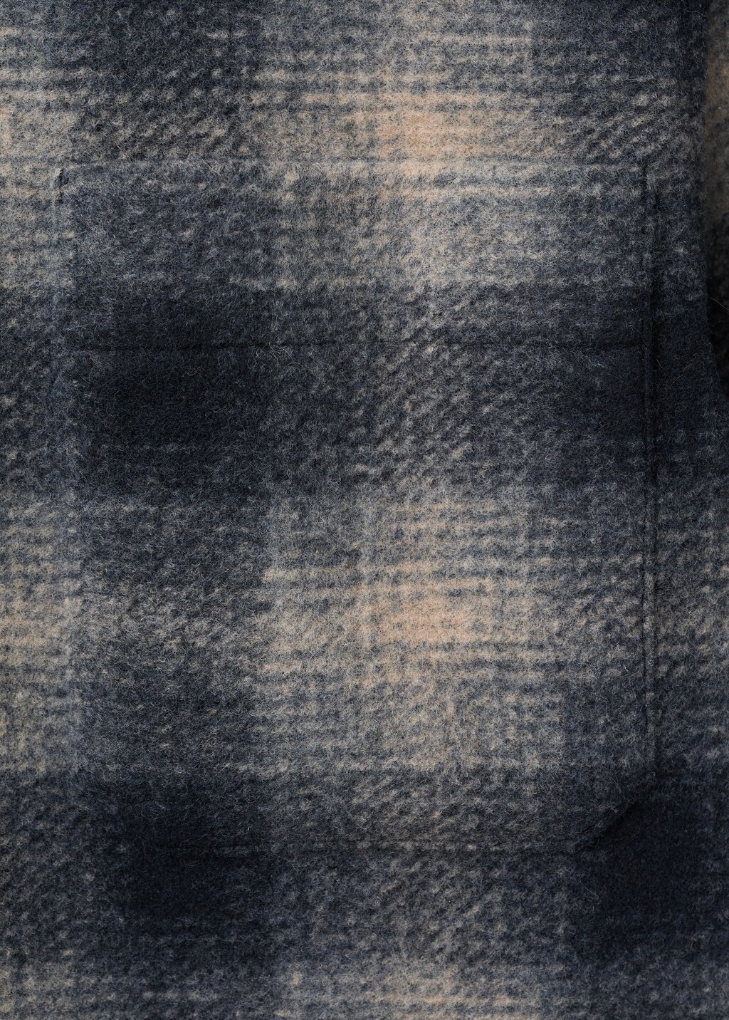 Check overshirt with pockets