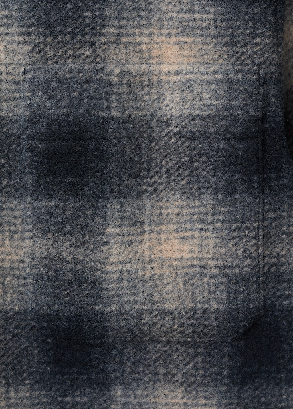 Check overshirt with pockets