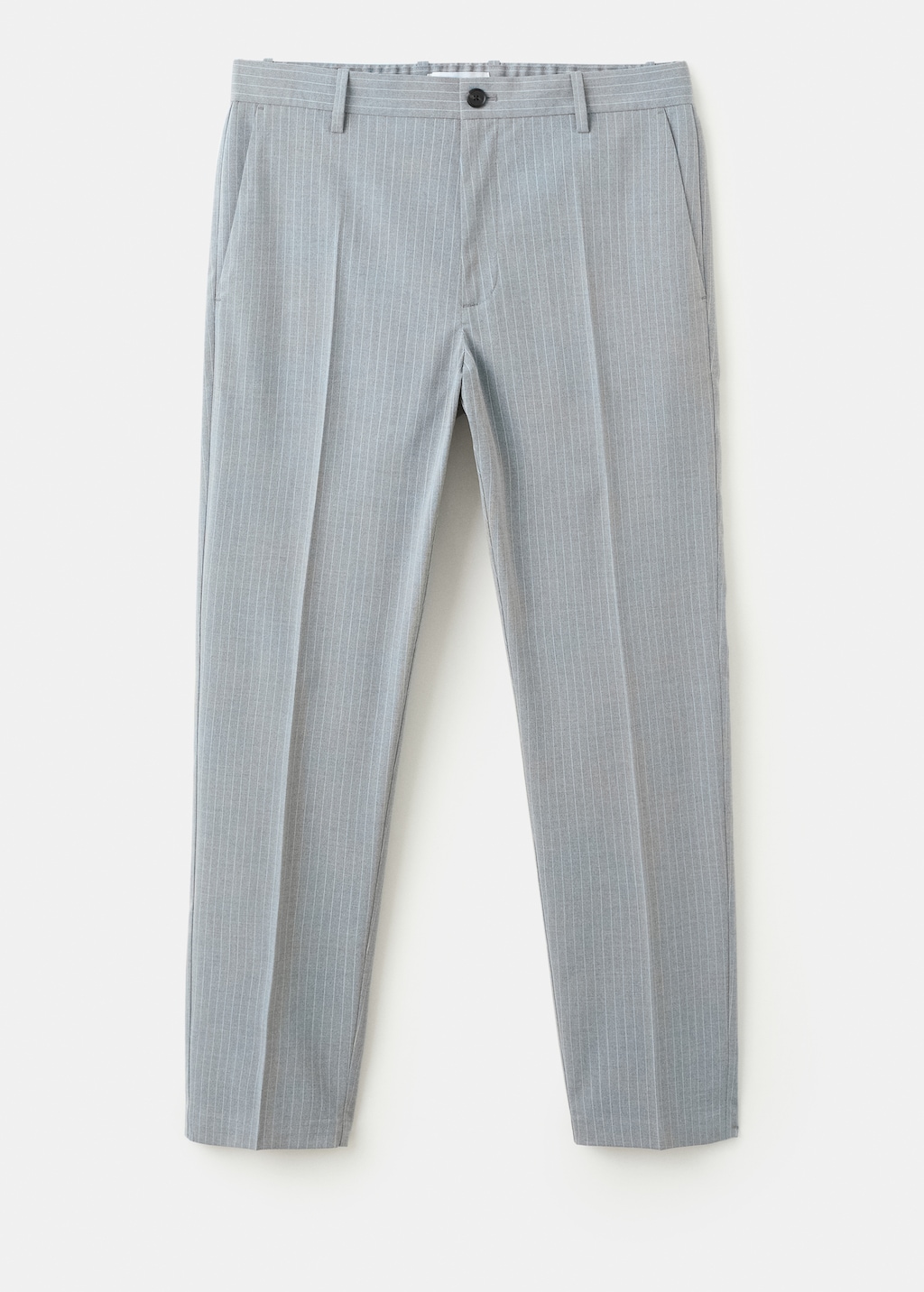 Striped slim-fit trousers