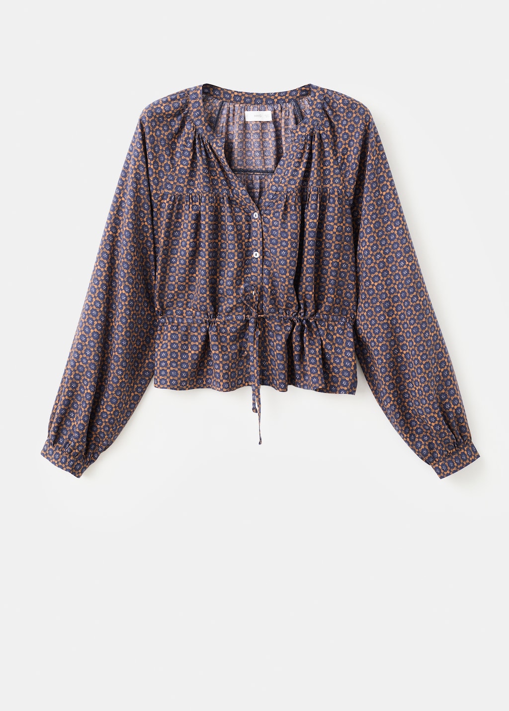 Flowy printed blouse