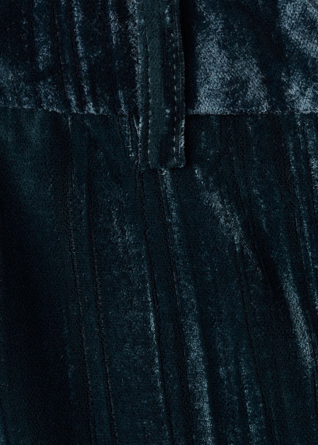 Straight velvet pants