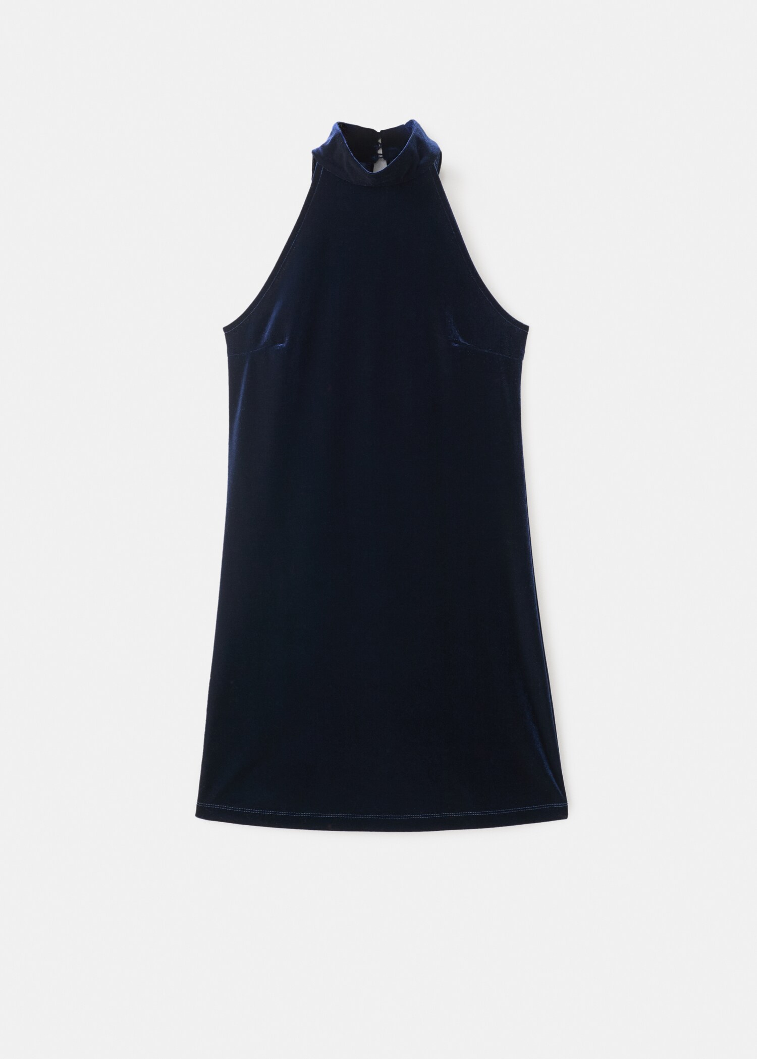 Velvet halter neck dress - Article without model
