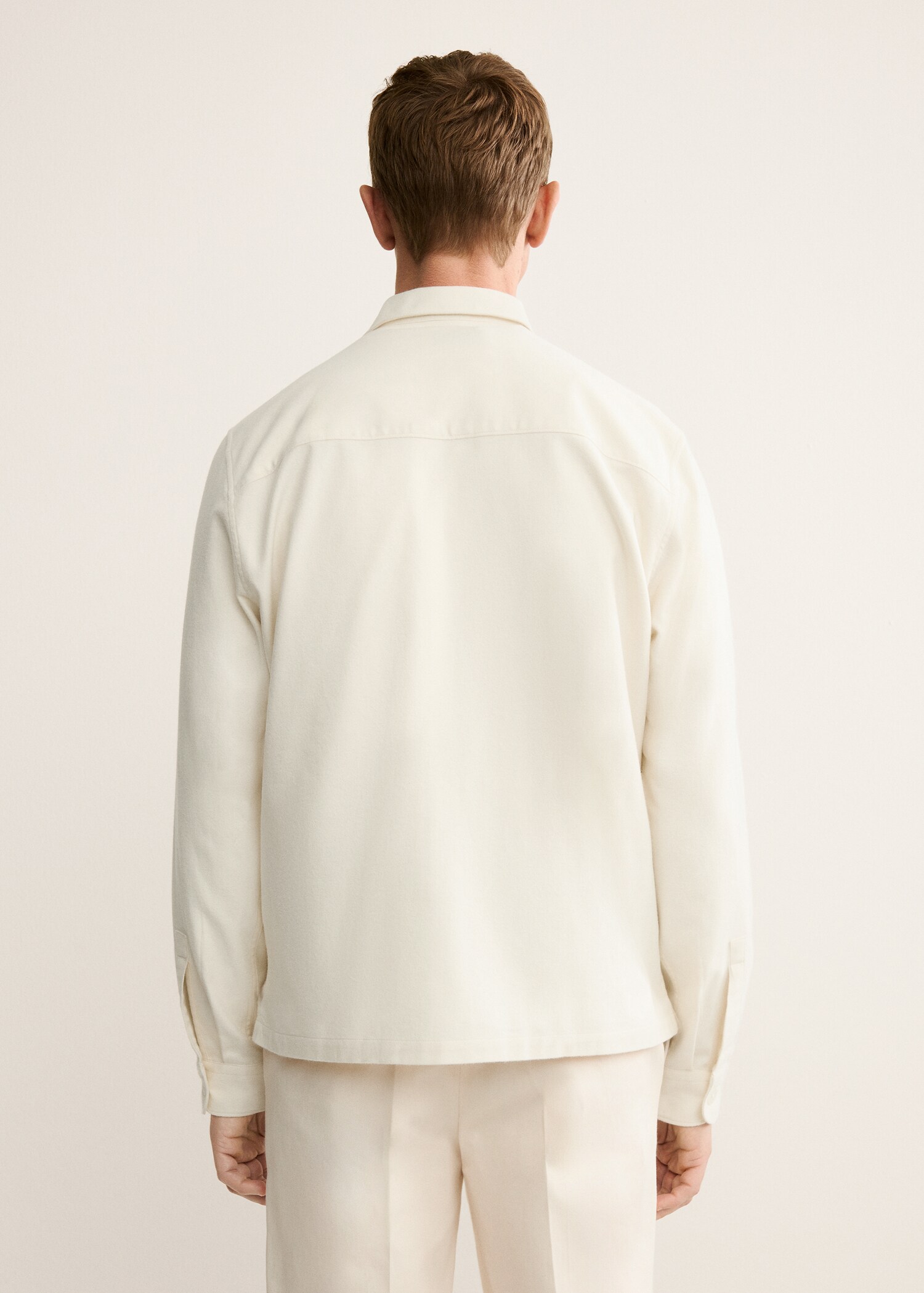 Chemise 100 % coton regular-fit poche - Verso de l’article
