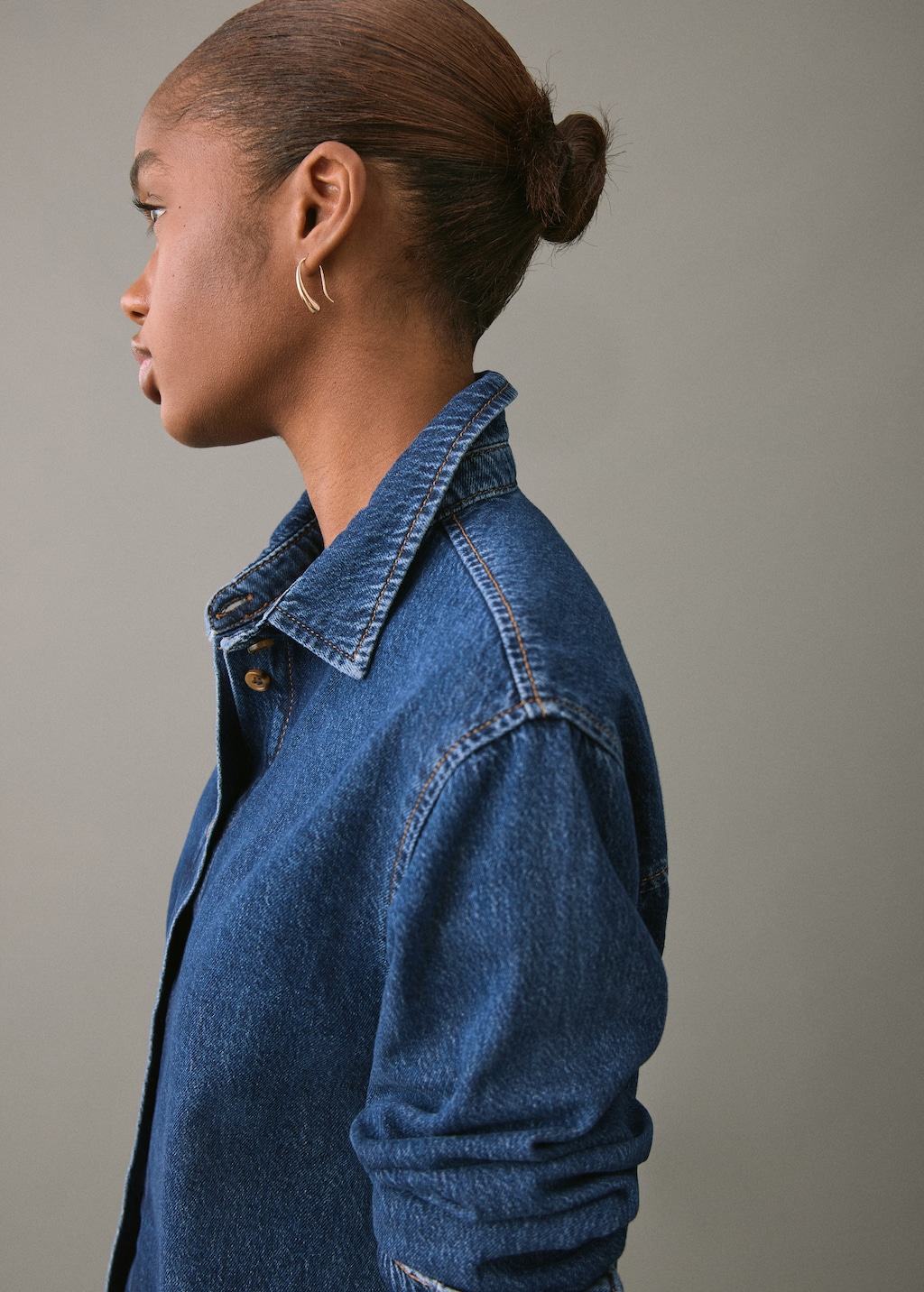 Denim cotton shirt