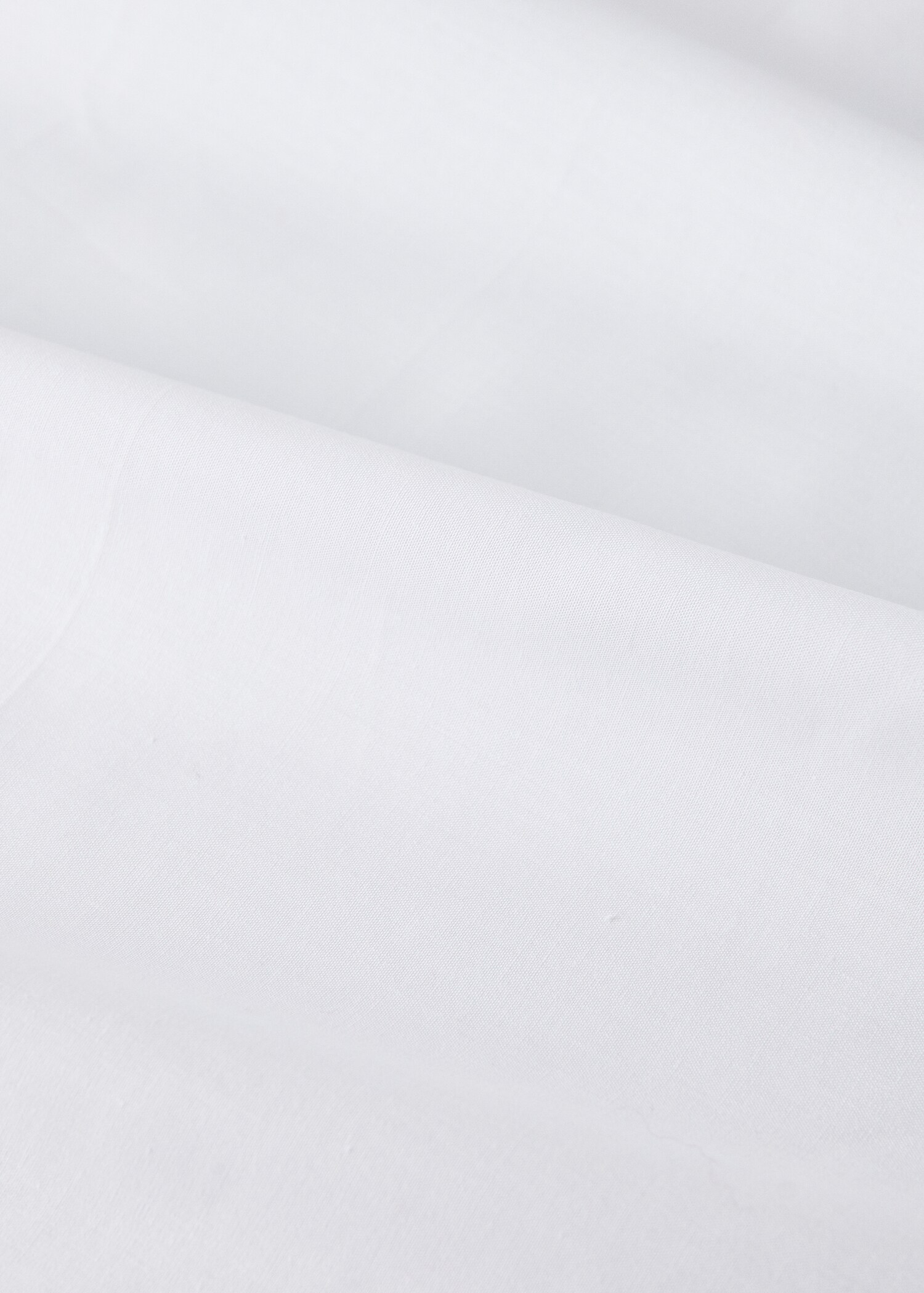 Percale cotton children's top sheet with contrasting picot detail for 90cm bed - Details of the article 2
