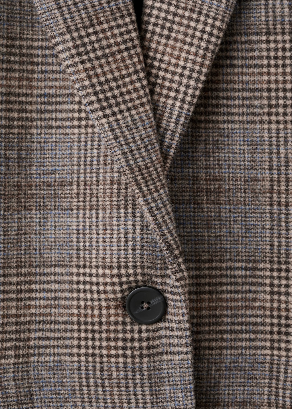 Wool check blazer