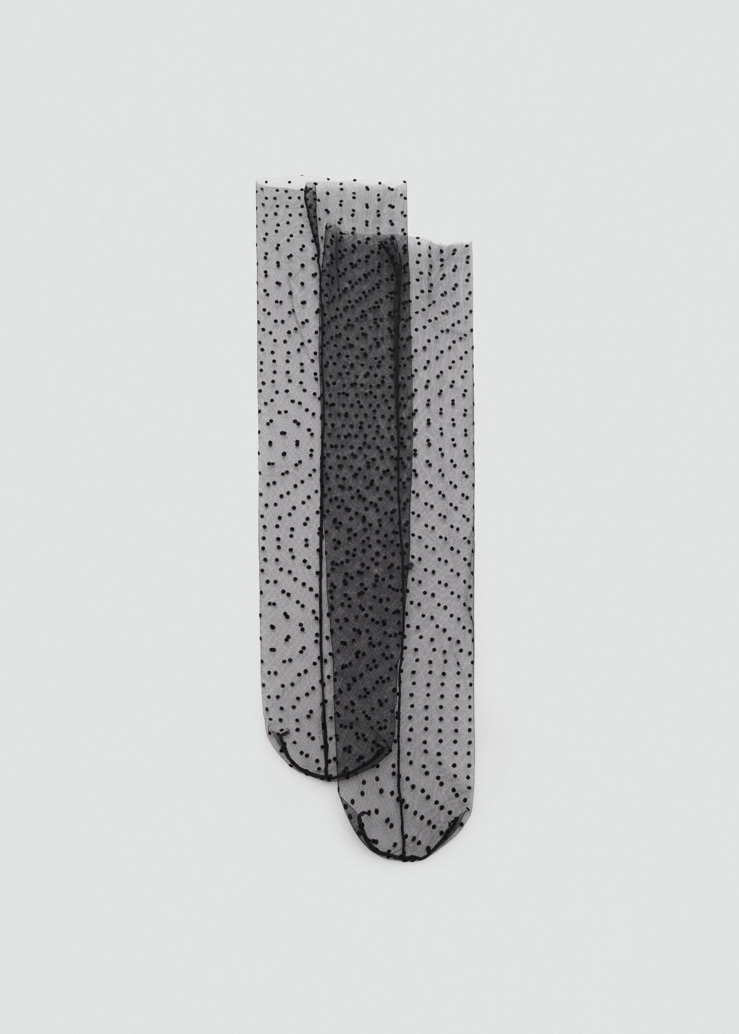 Polka dot semi-transparent socks - Article without model
