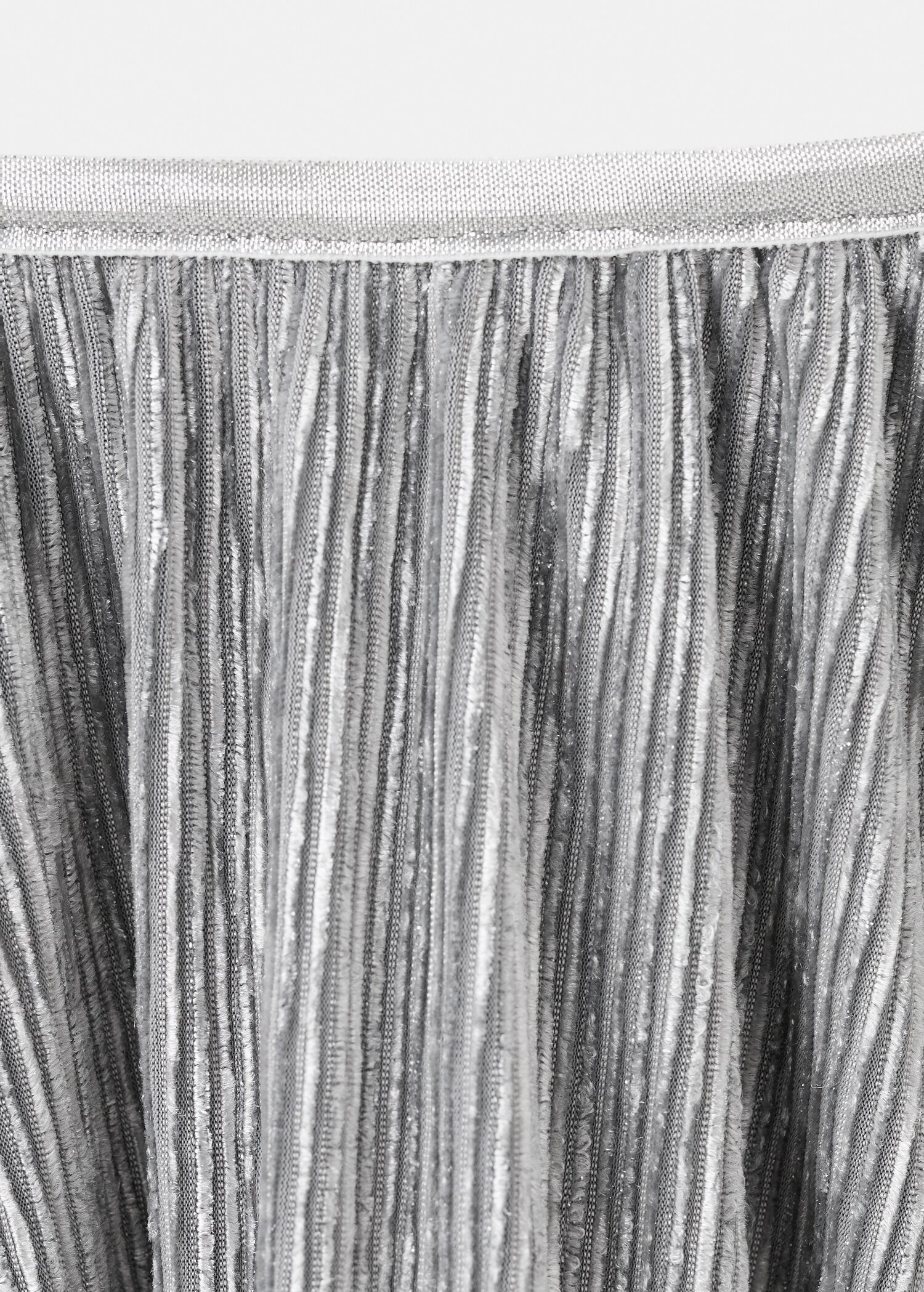 Metallic pleated skirt - Details of the article 0