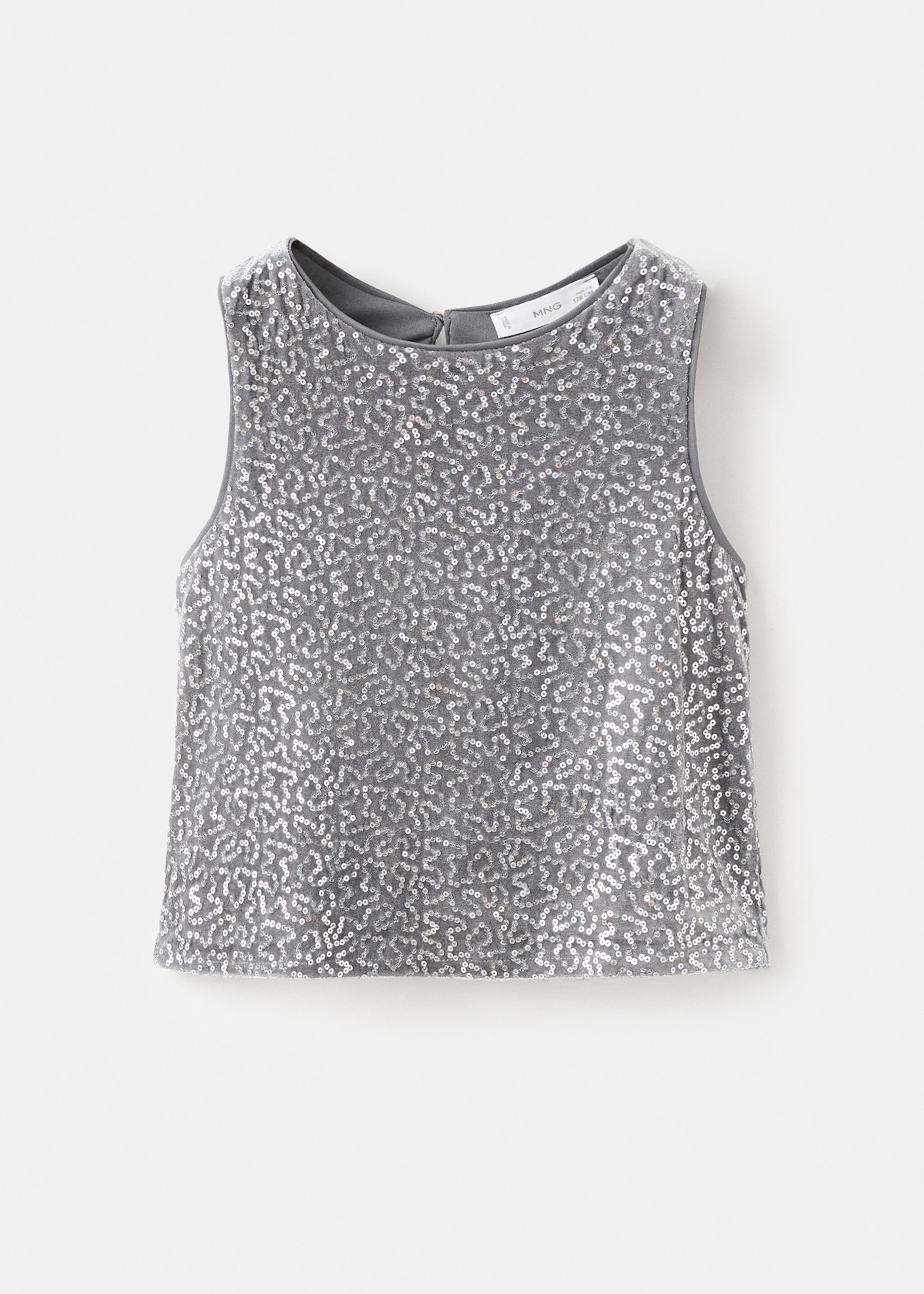 Top silviset - Article without model, Silver. Ref: 17099096-00.