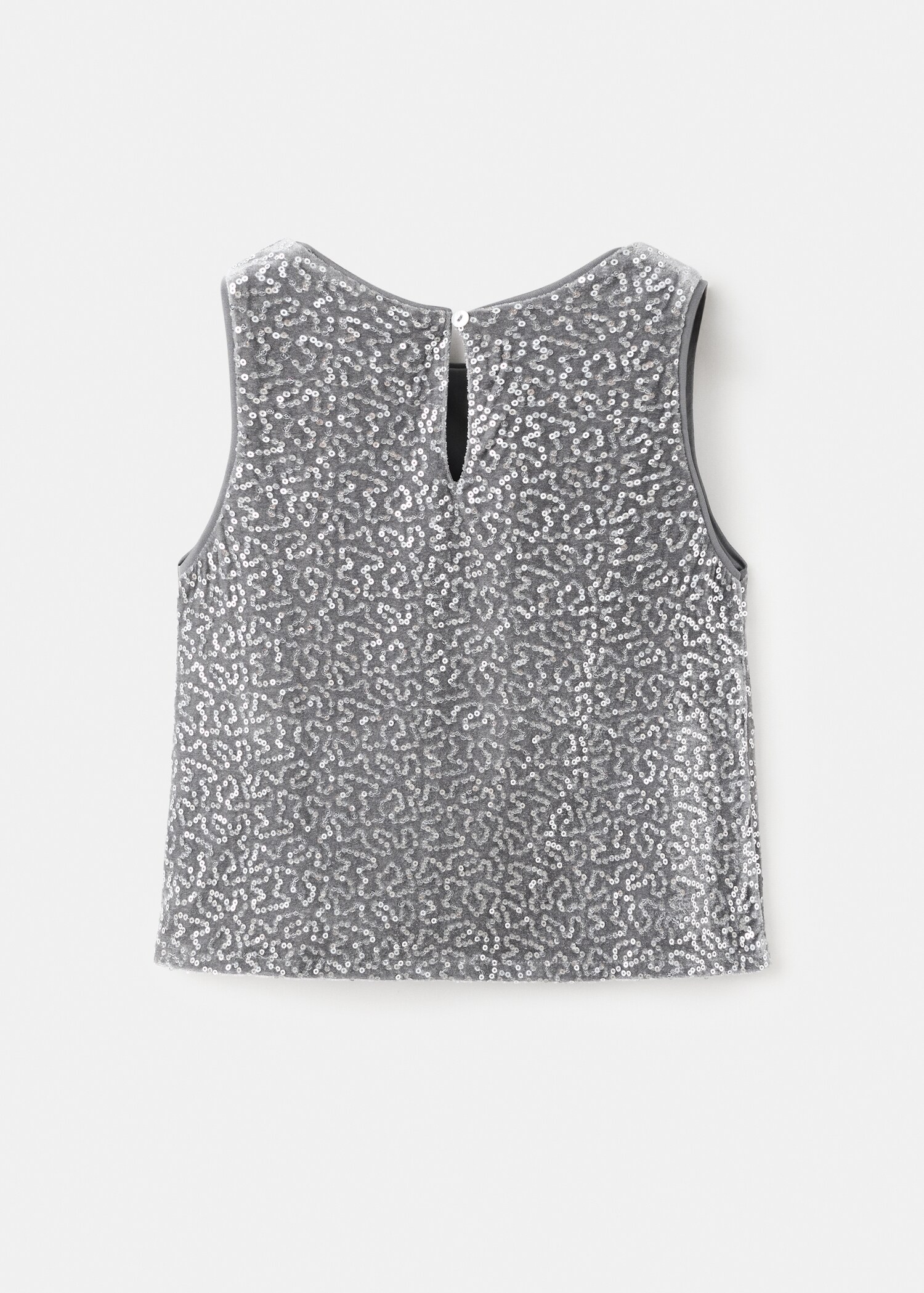 Sequined top - Reverse of the article