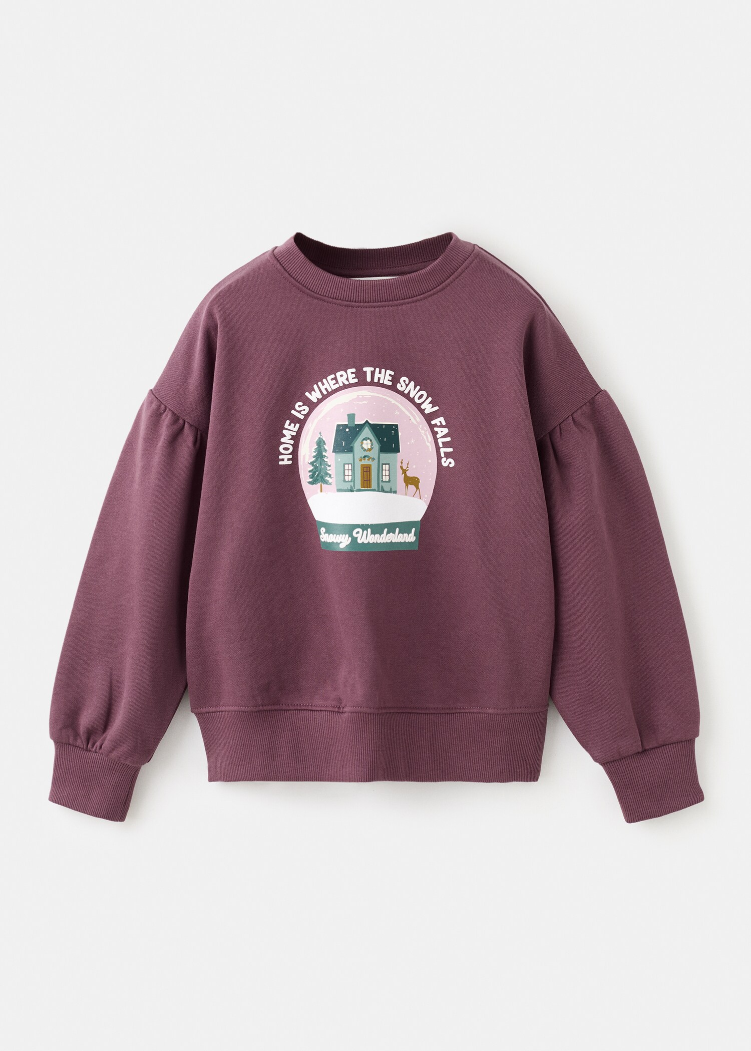 Printed cotton sweatshirt - Article without model