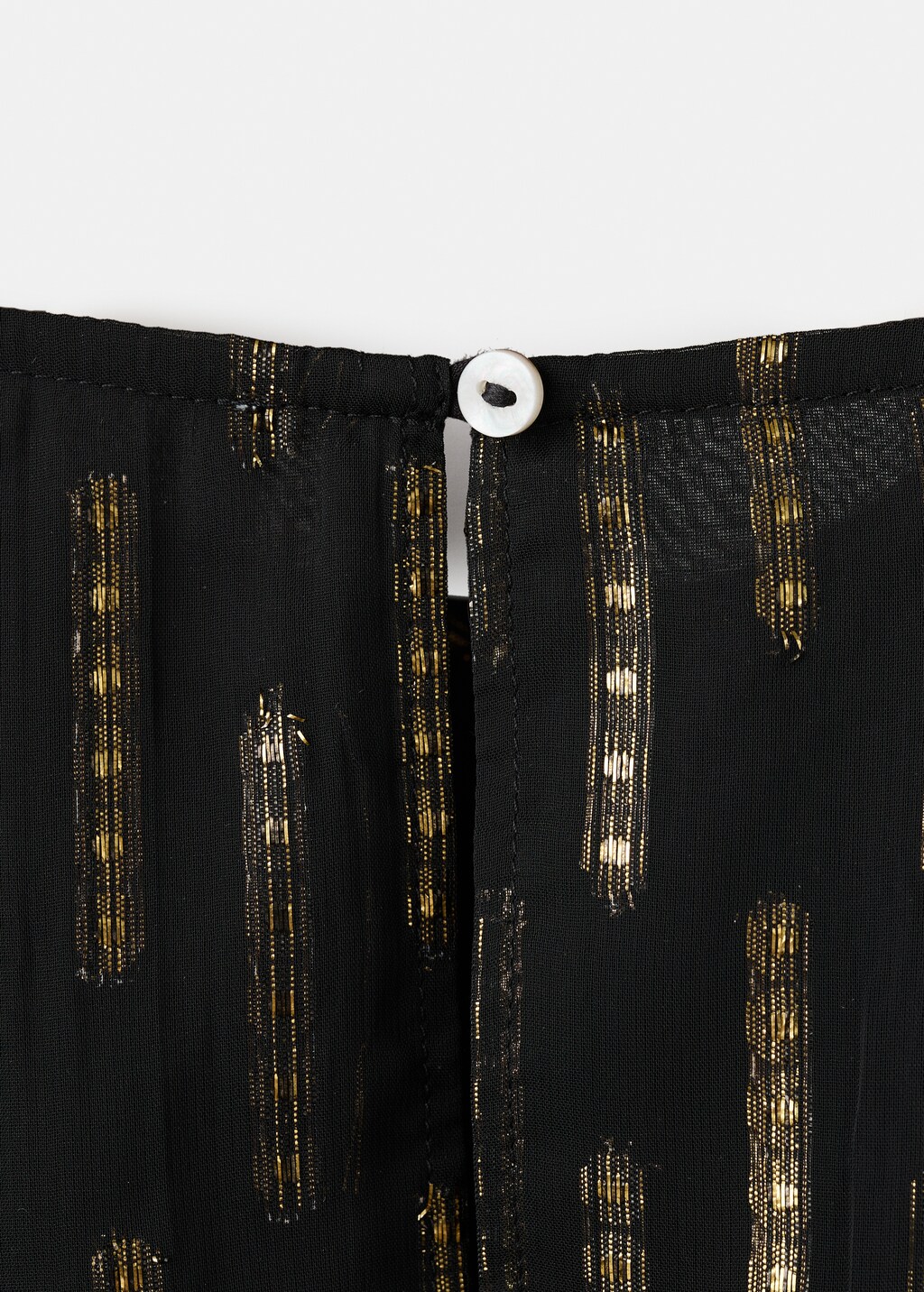 Blouse with lurex details