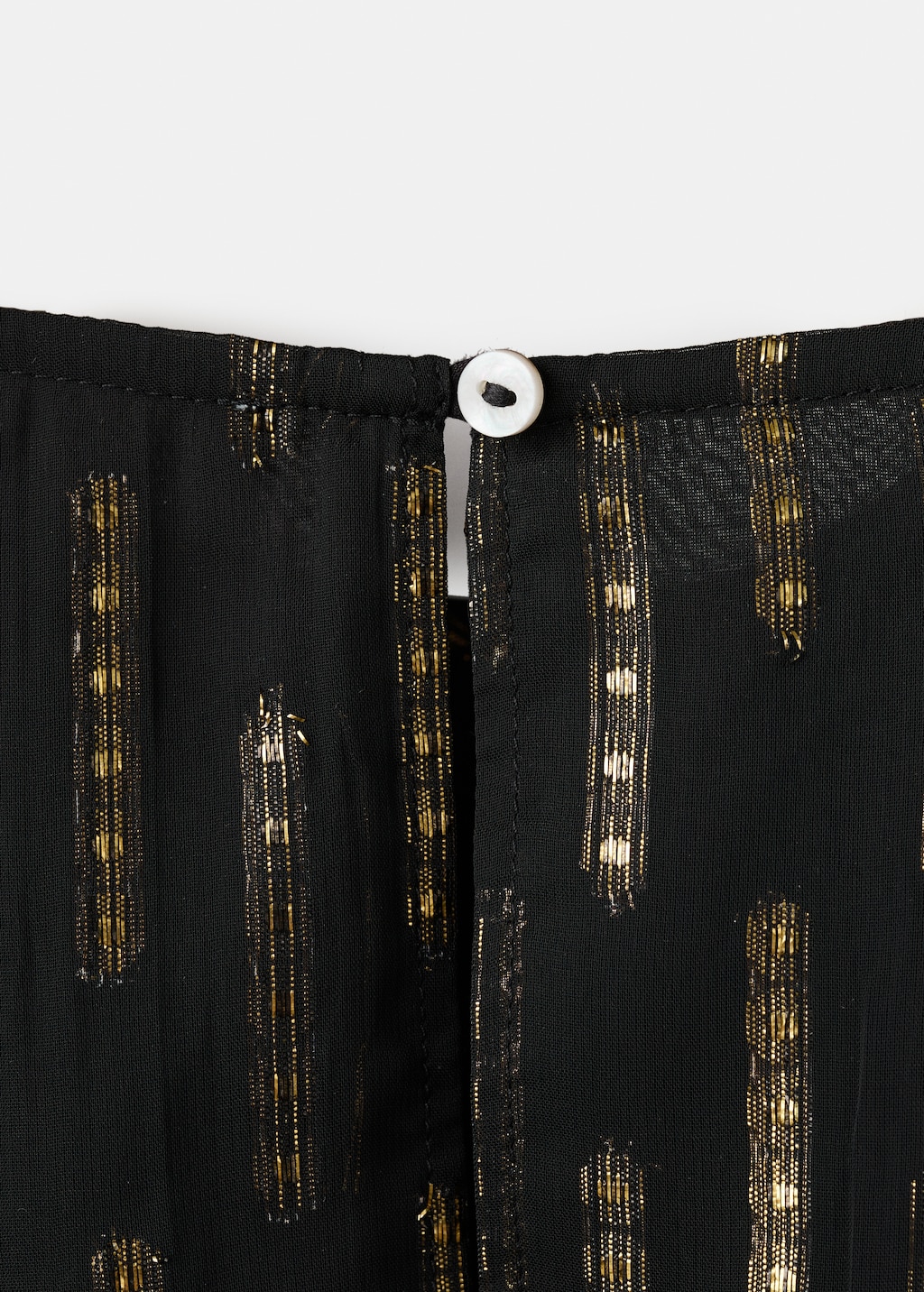 Blouse with lurex details