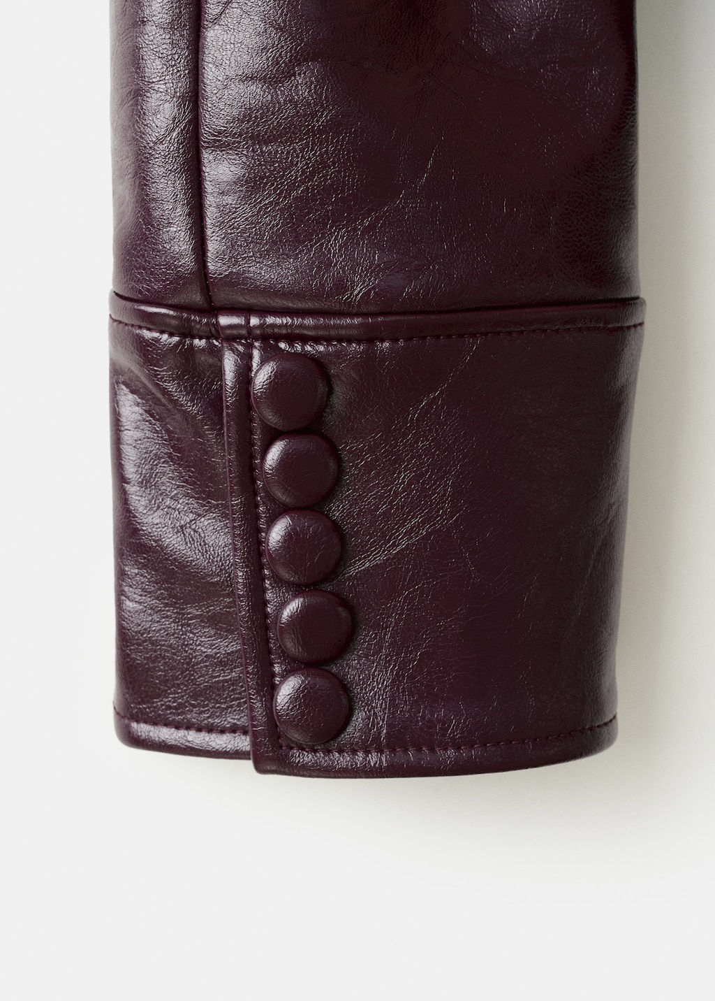 Faux-effect jacket with fur-effect collar