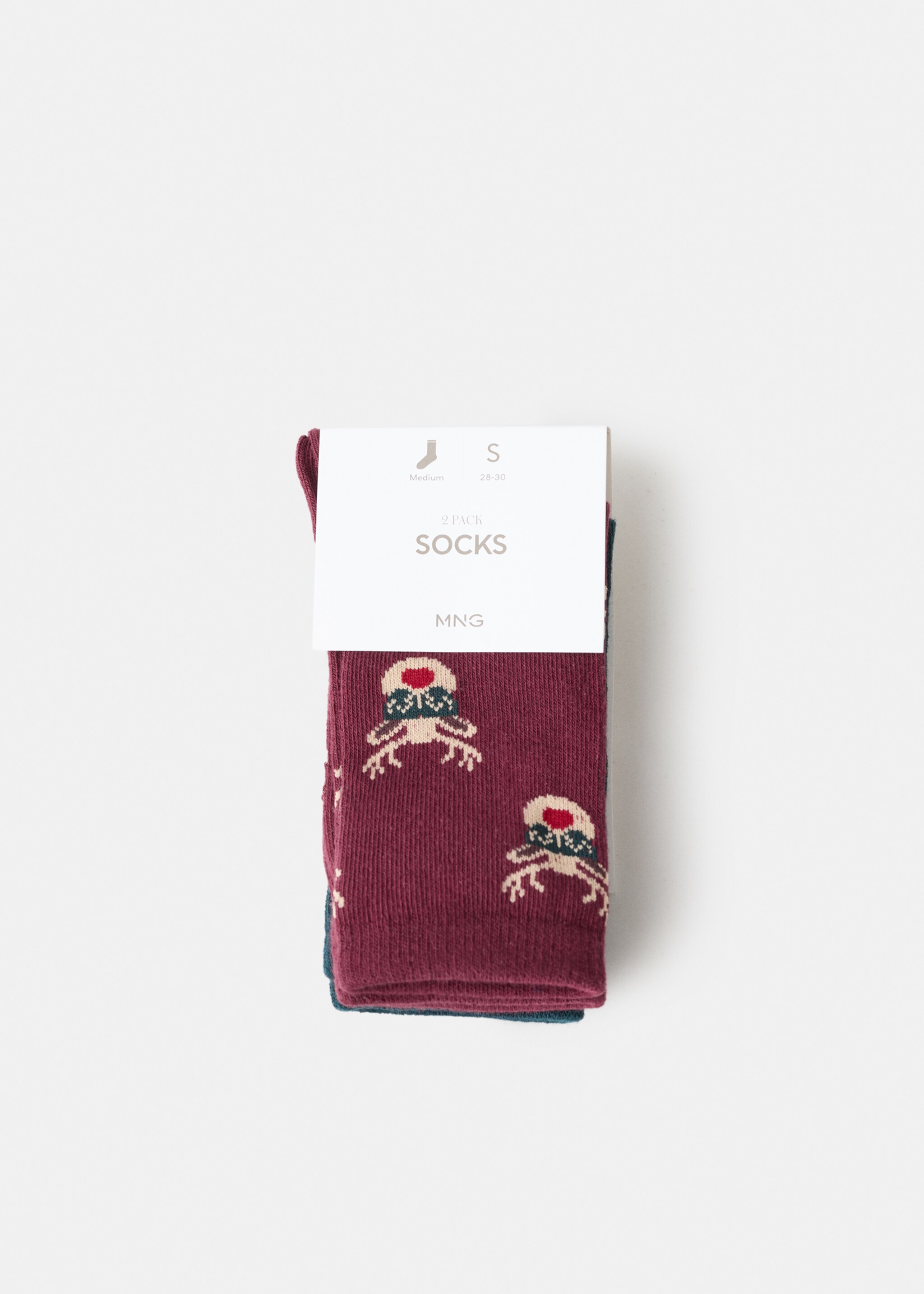 Socks renob - Article without model, Maroon. Ref: 17099102-00.