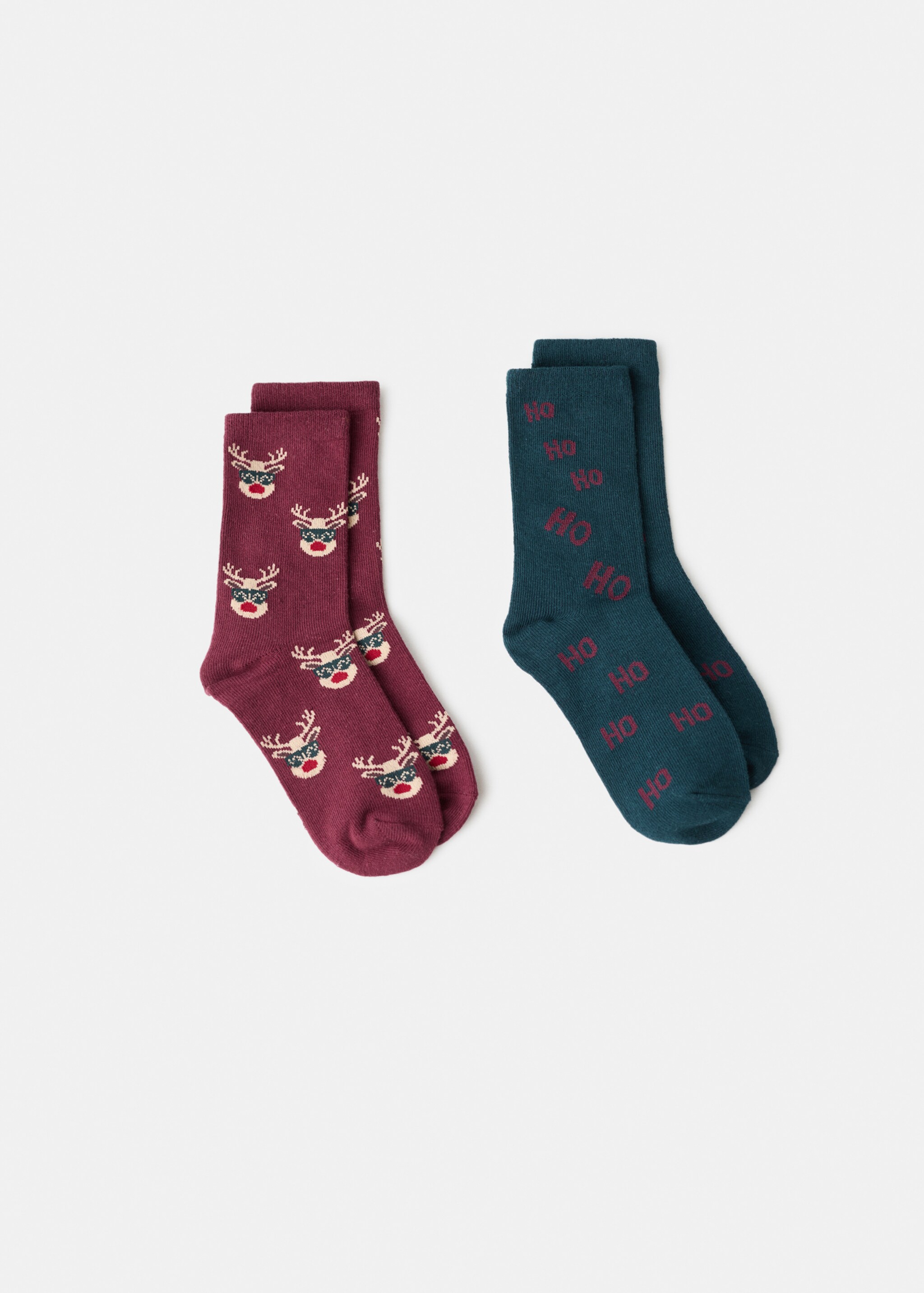 Socks renob - Reverse of the article, Maroon. Ref: 17099102-00.