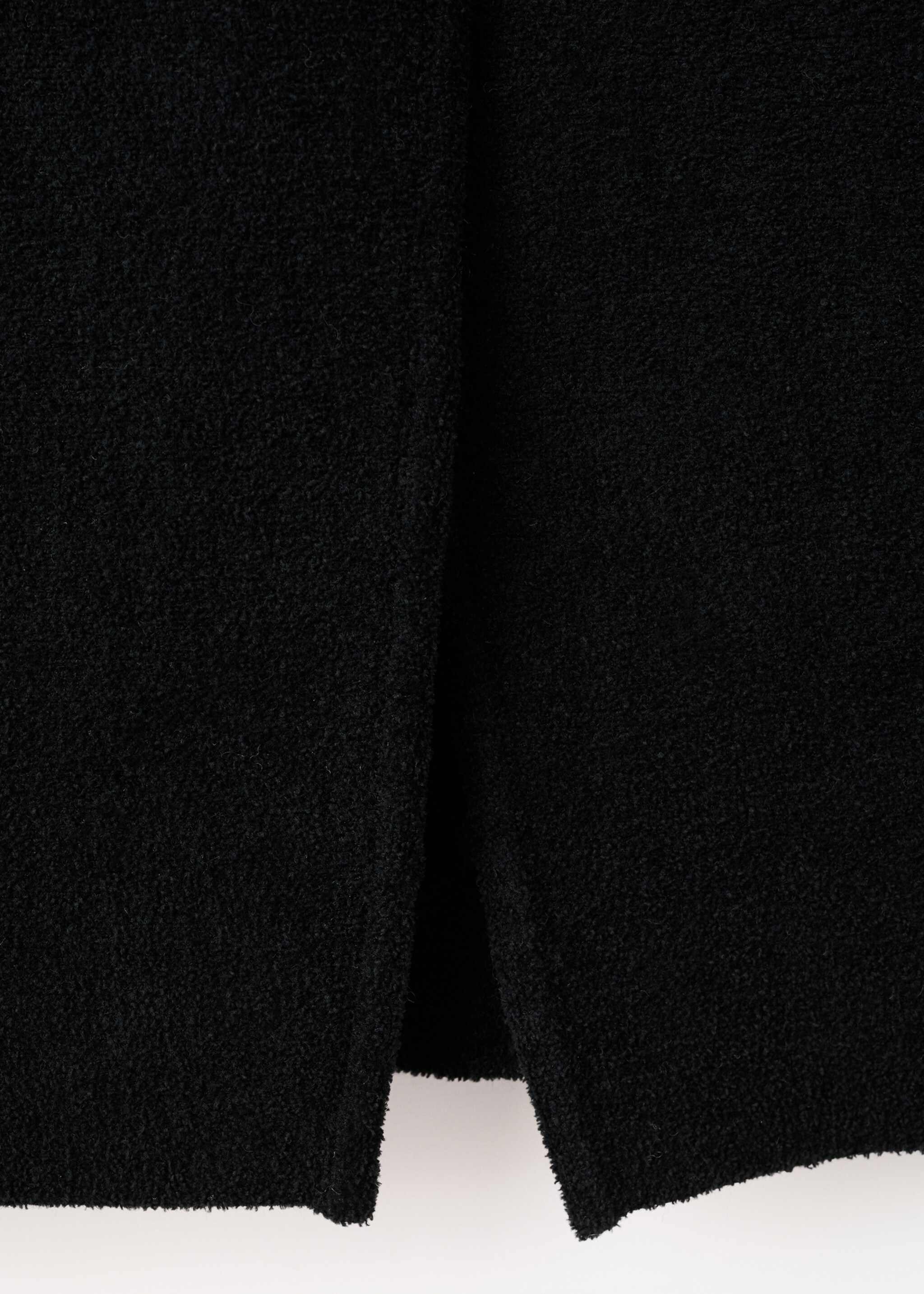 Knitted cardigan with jewel button - Details of the article 0, Black. Ref: 17099103-00.