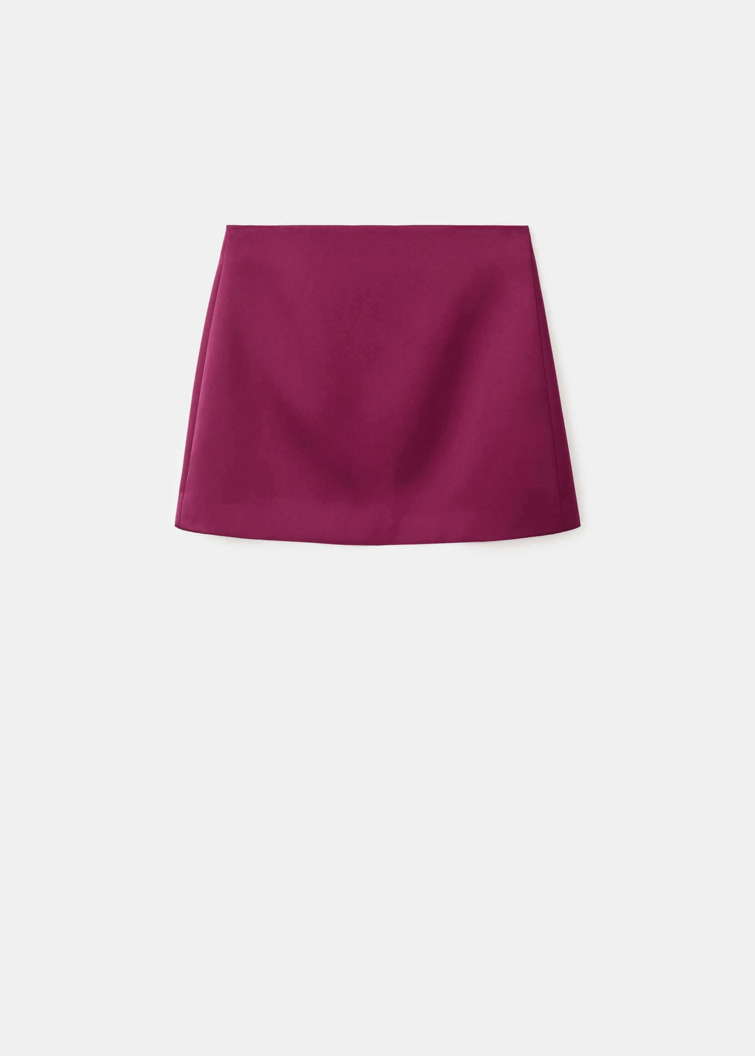 Satin short skirt - Article without model