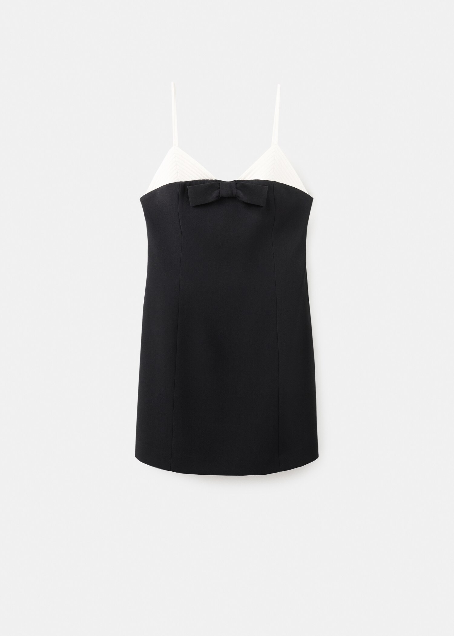 Bow contrasting dress - Article without model