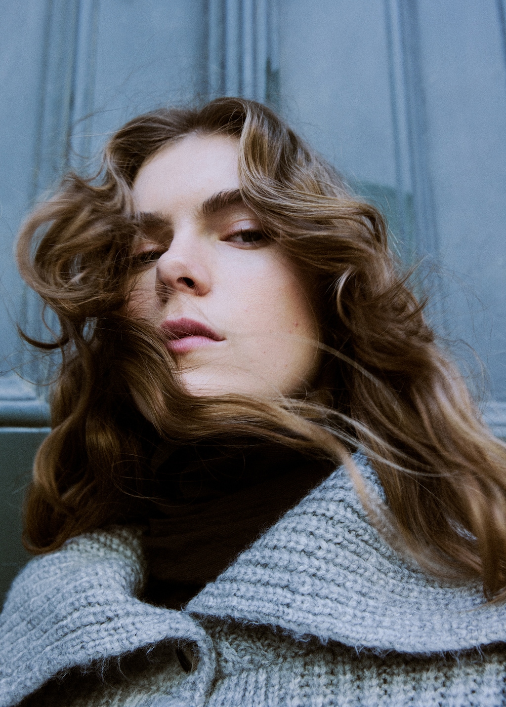 Mango Cardigan with shawl collar