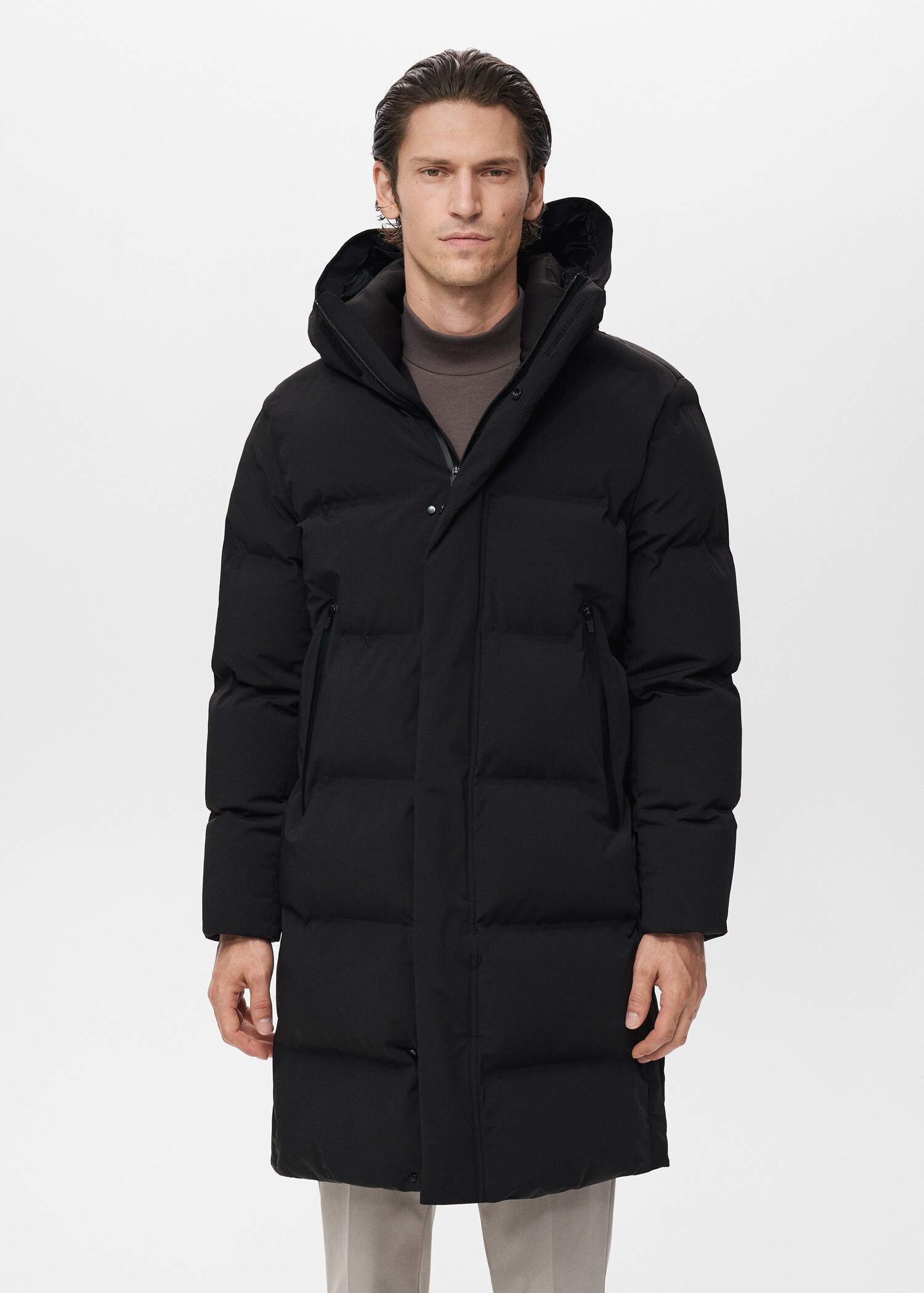 Long Waterproof Anorak with Thermolite® Filling - Medium plane