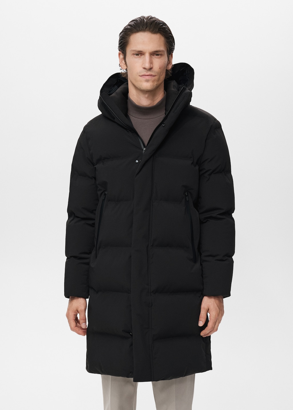 Long waterproof anorak with Thermolite® padding