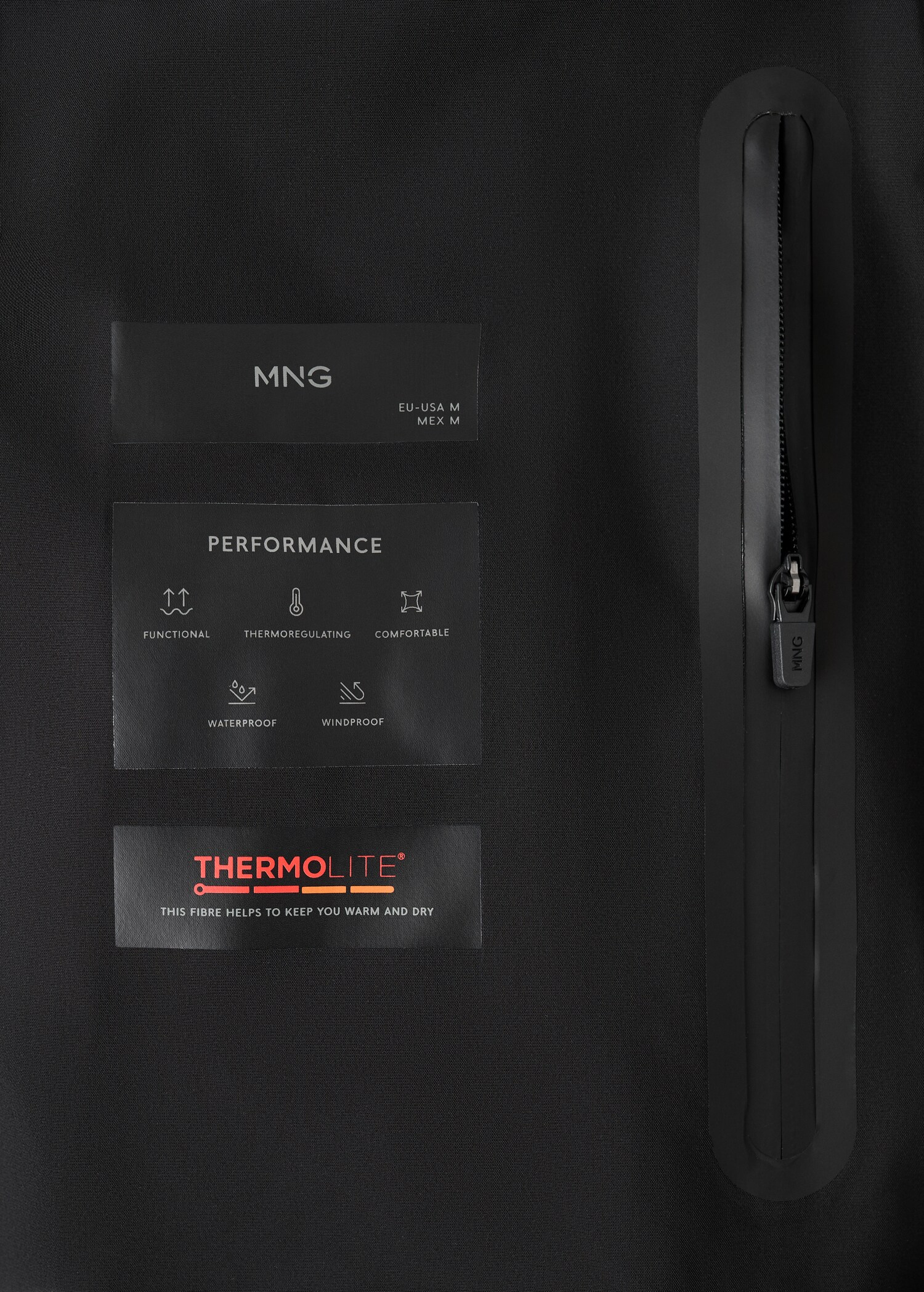Long Waterproof Anorak with Thermolite® Filling - Details of the article 0