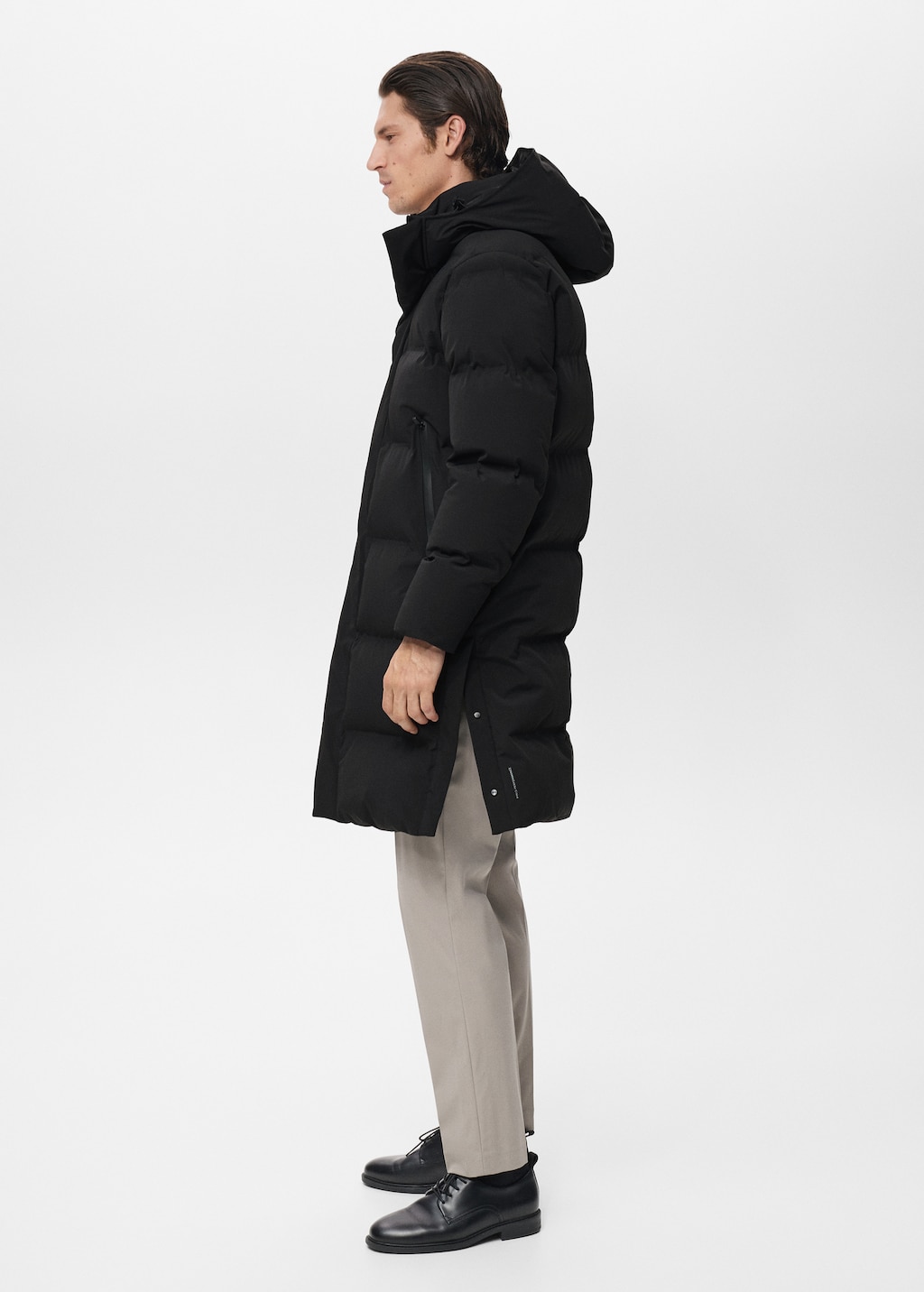 Long waterproof anorak with Thermolite® padding