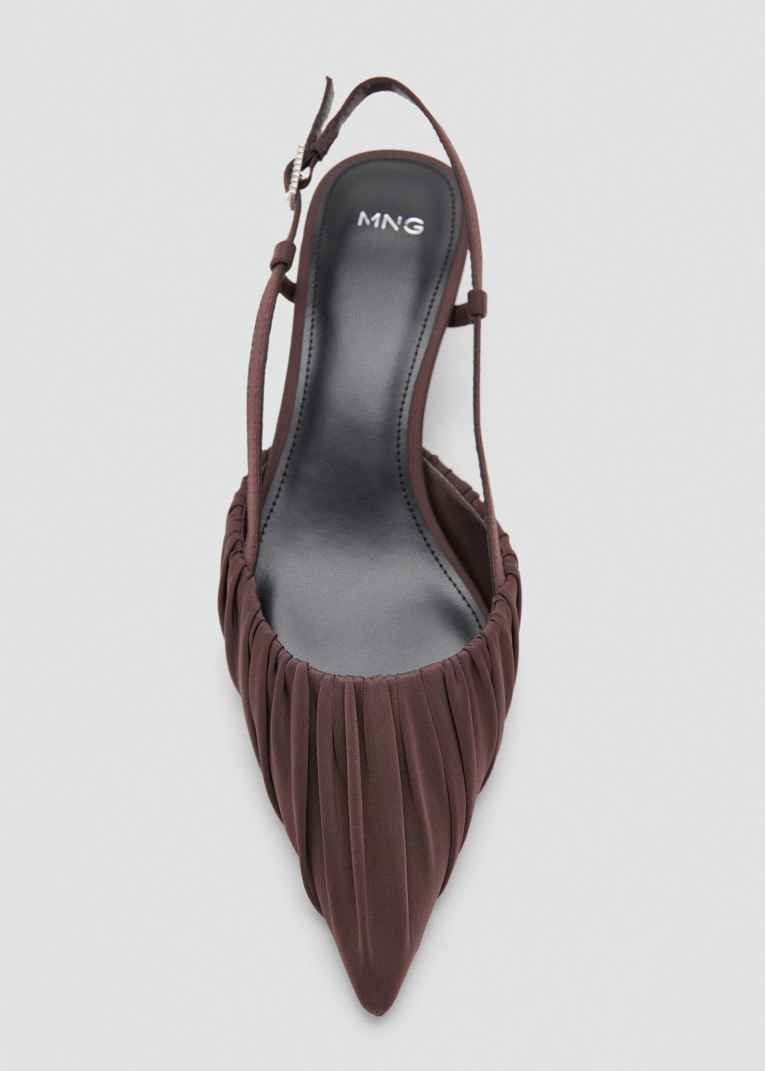 Ruched kitten-heel shoes - Details of the article 2