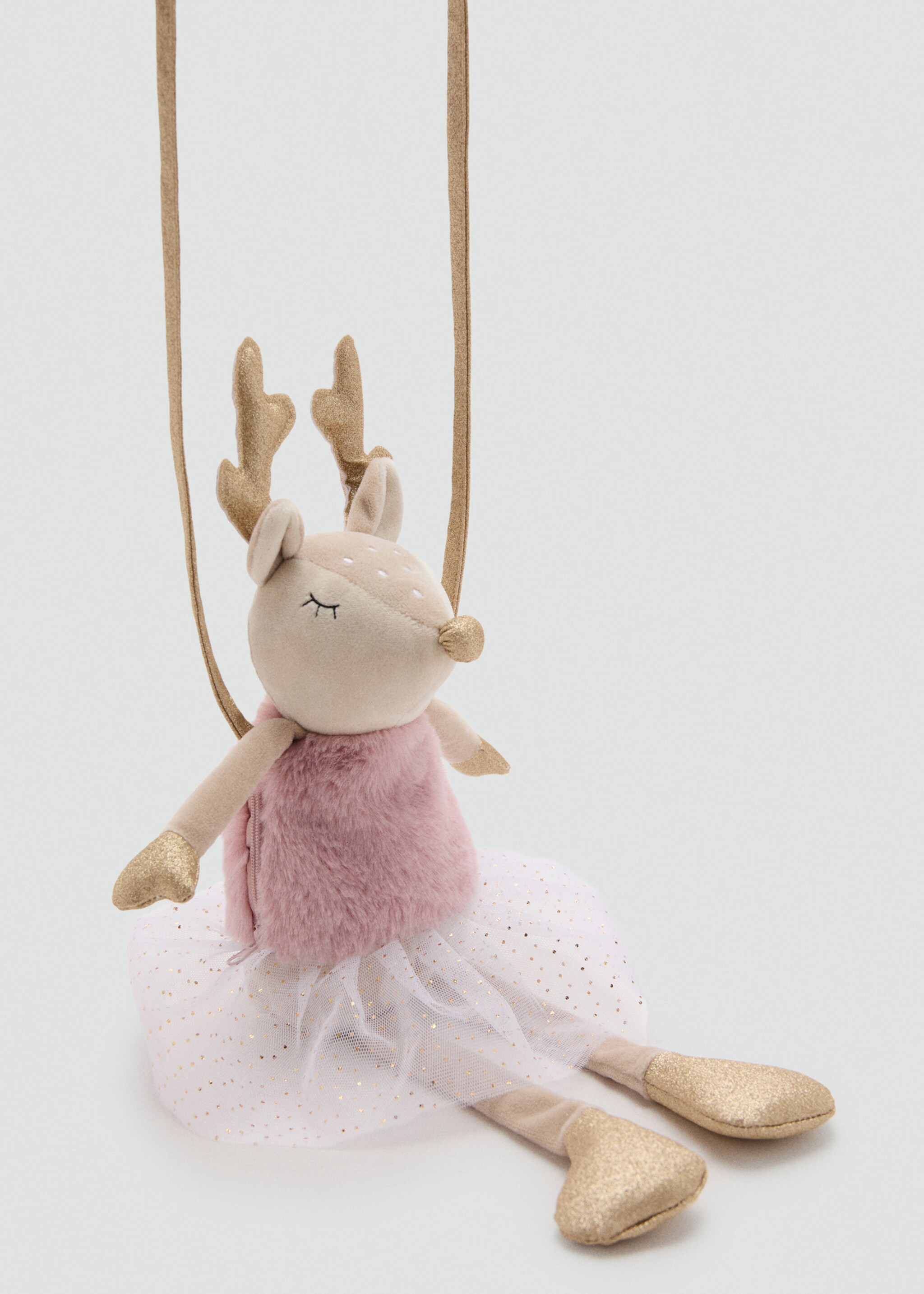 Reindeer bag - Medium plane, Pale Pink. Ref: 17099208-00.