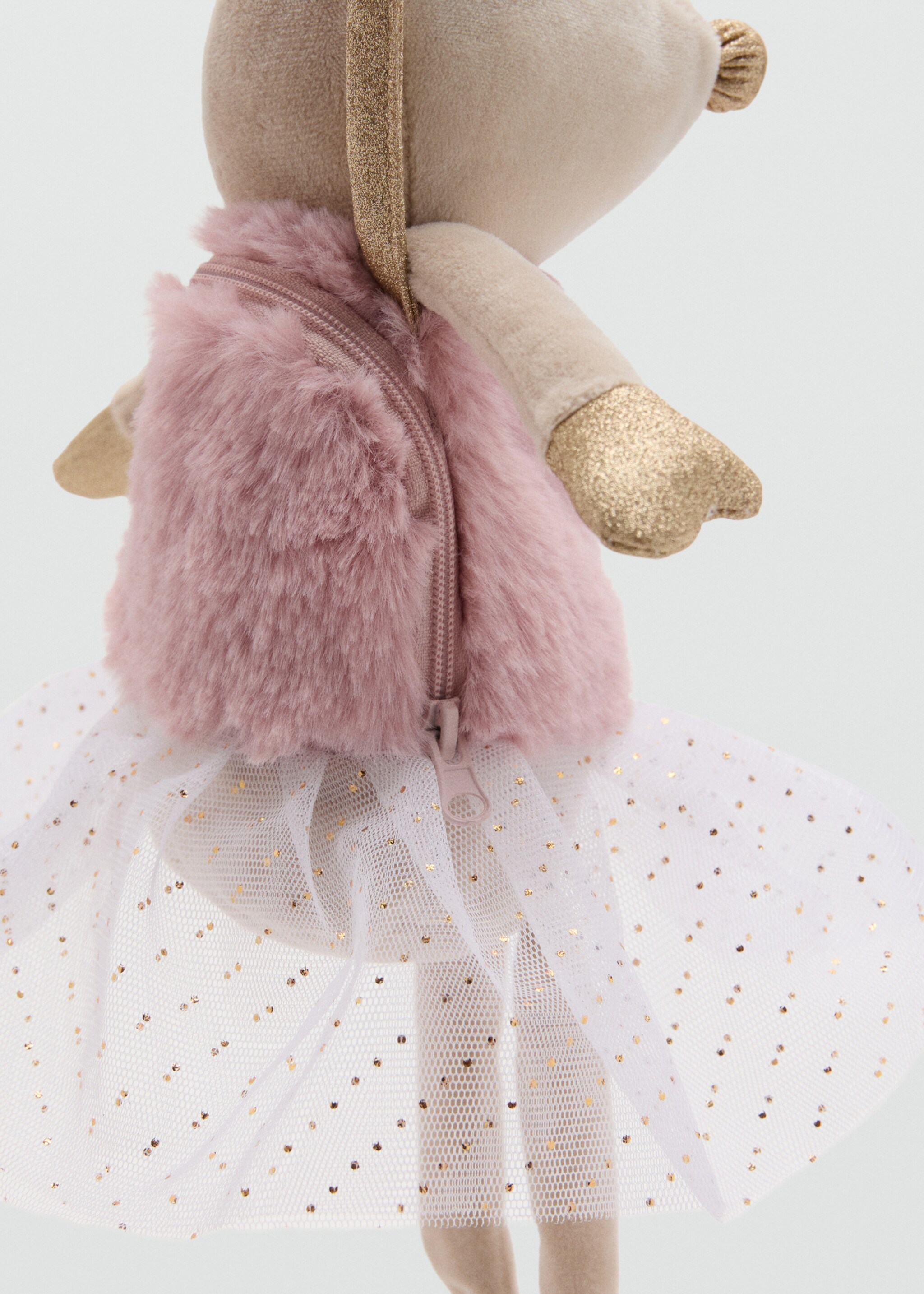 Reindeer bag - Details of the article 2, Pale Pink. Ref: 17099208-00.