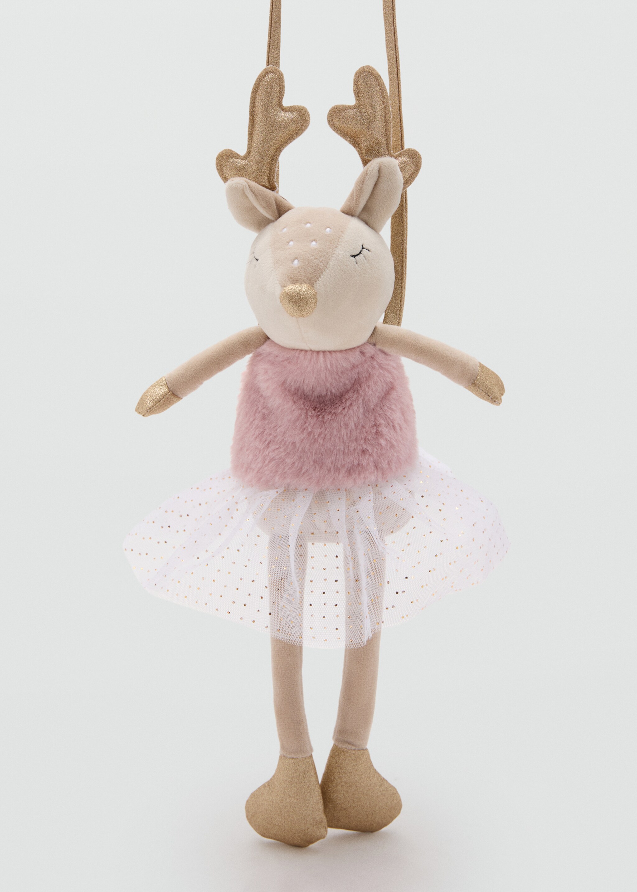 Reindeer bag - Details of the article 3, Pale Pink. Ref: 17099208-00.