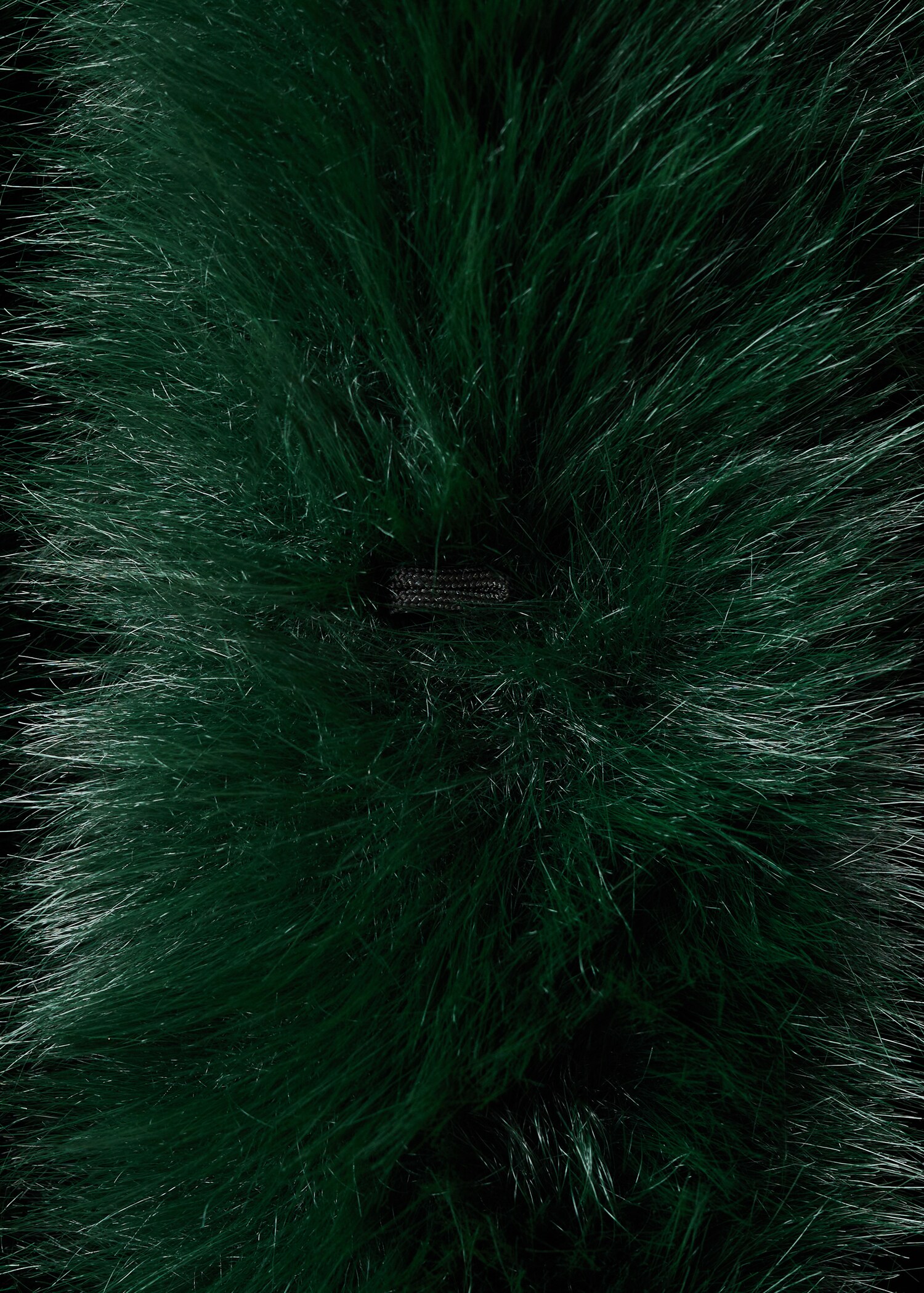 Fur-effect cropped jacket - Details of the article 8