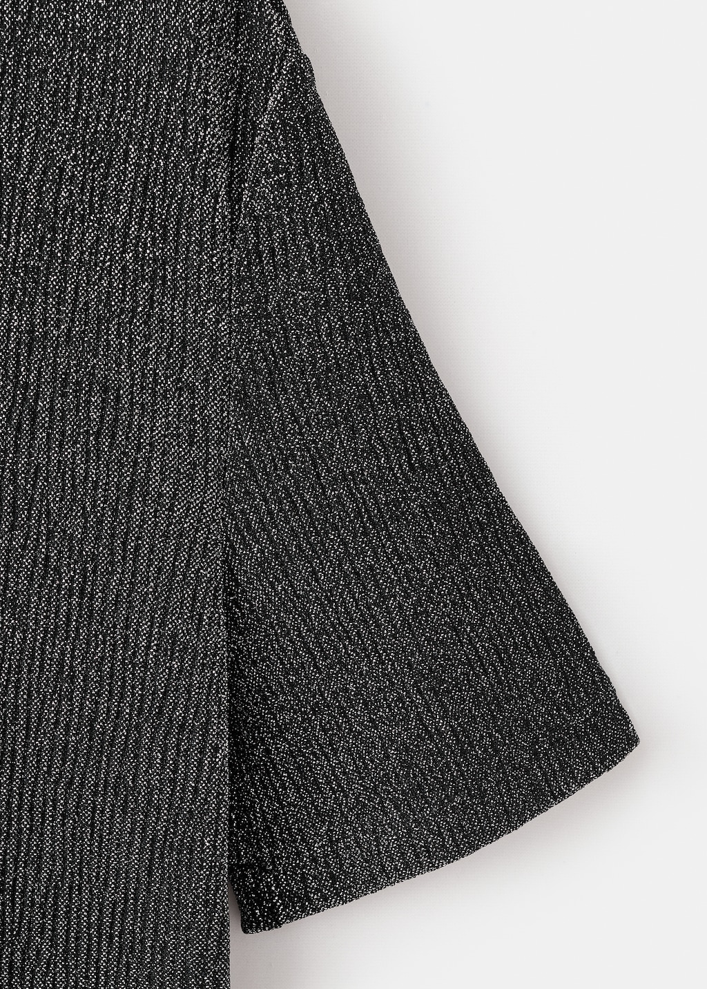 Short-sleeved lurex t-shirt