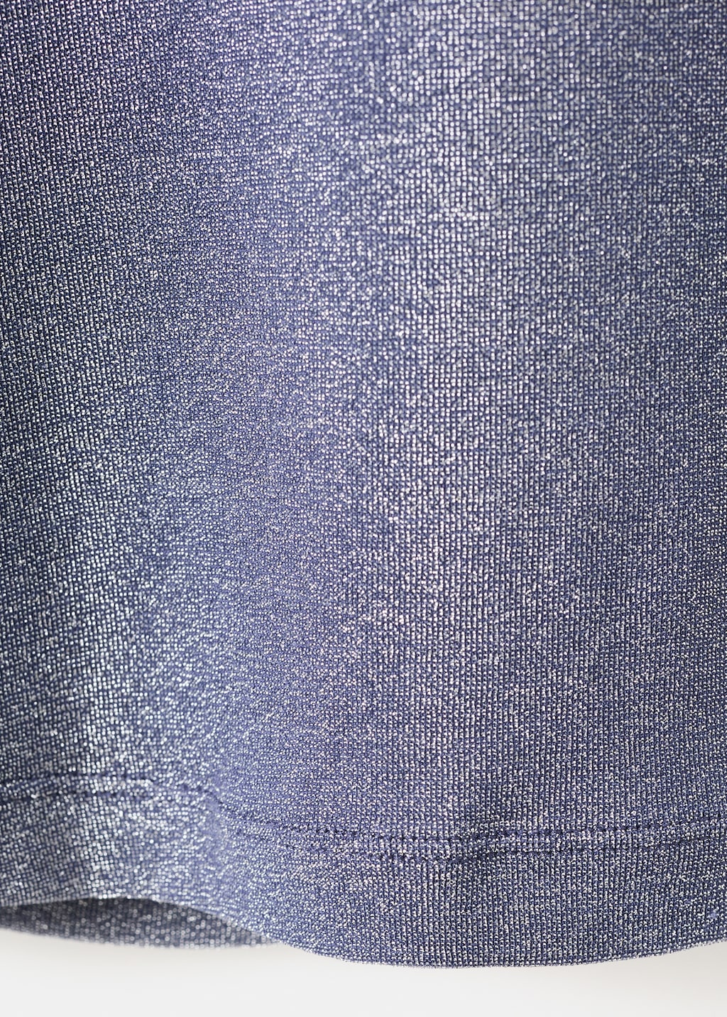 Lurex t-shirt with perkins neck