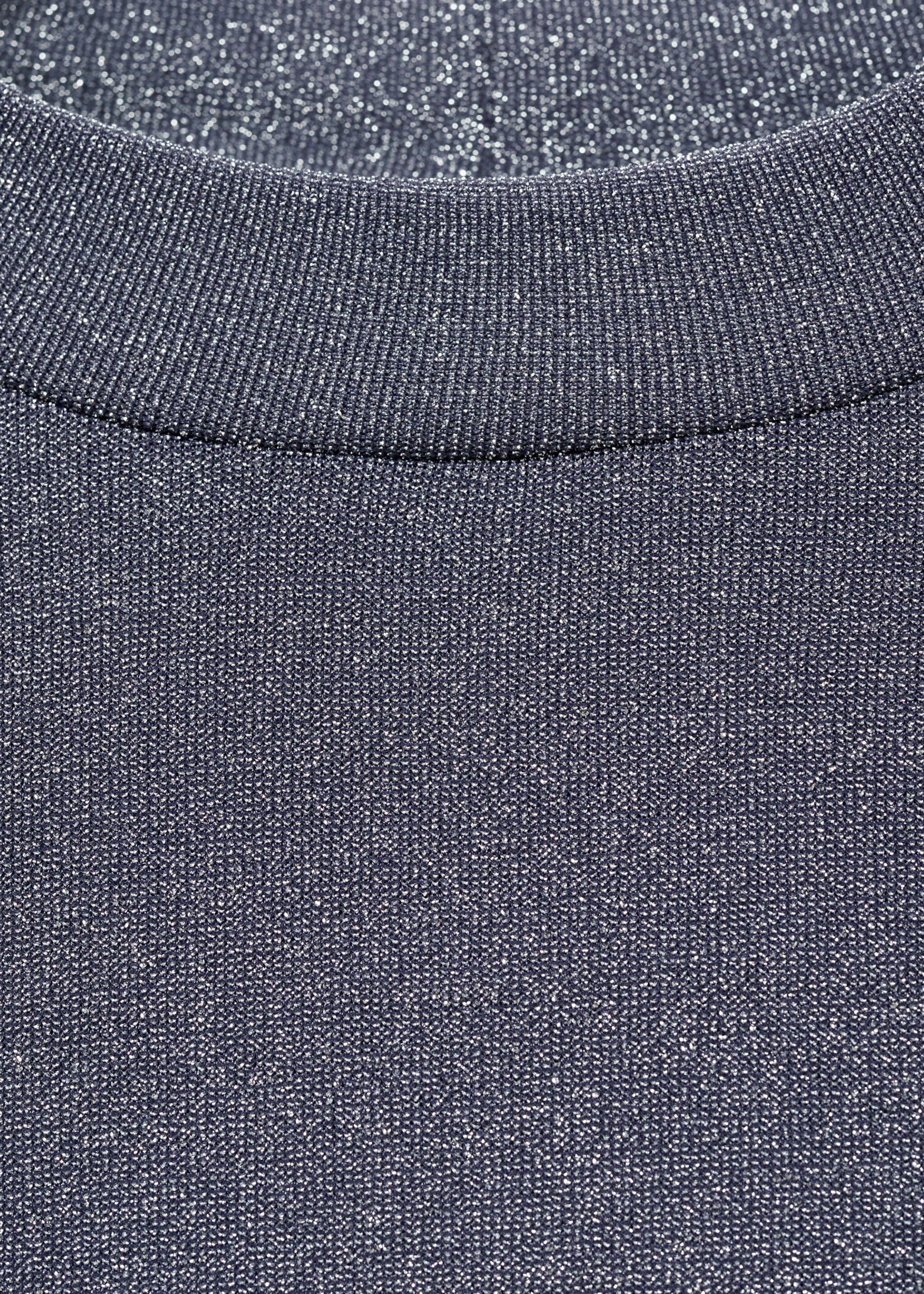 Lurex t-shirt with perkins neck - Details of the article 8