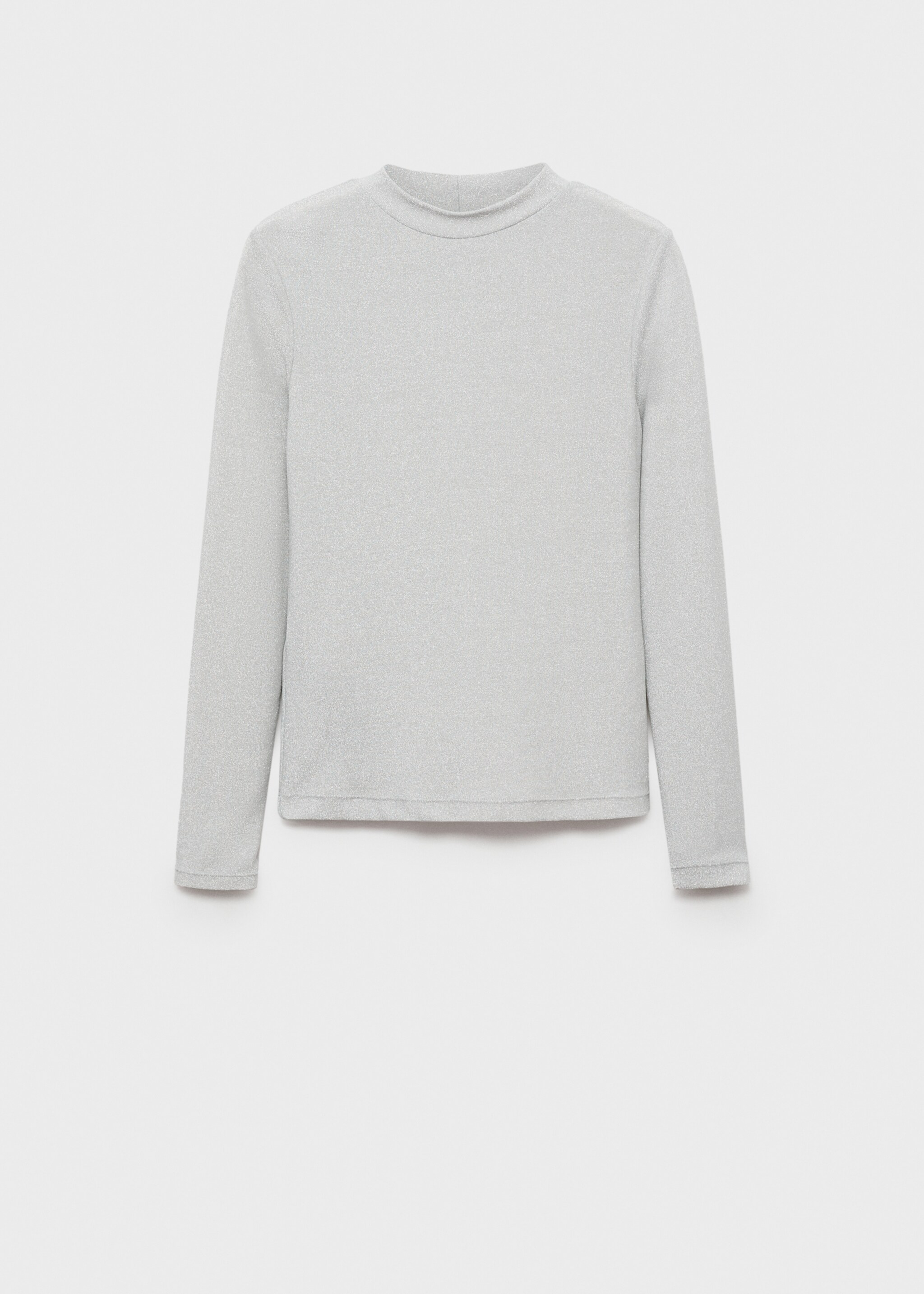 Lurex t-shirt with perkins neck - Article without model