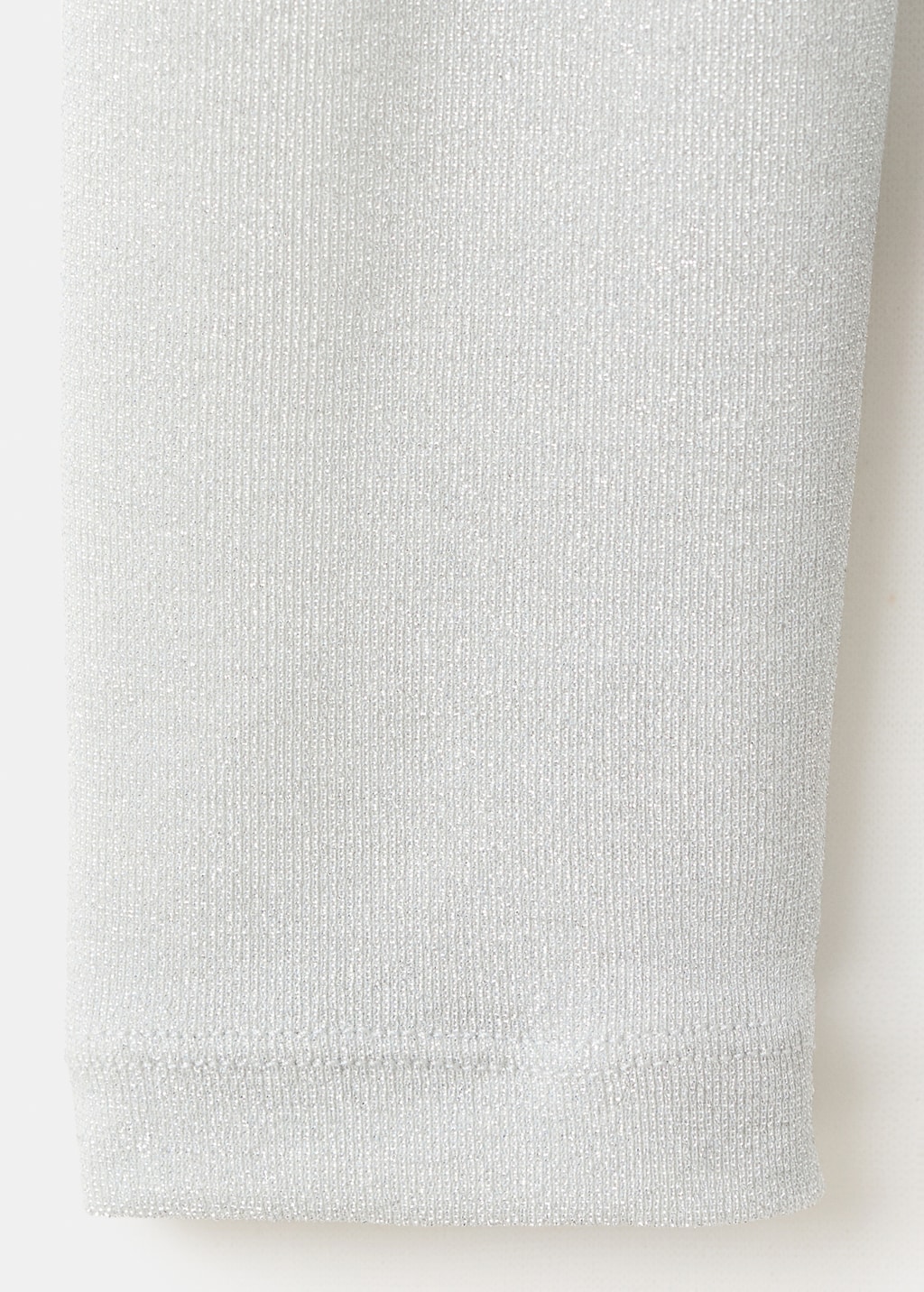 Lurex t-shirt with perkins neck