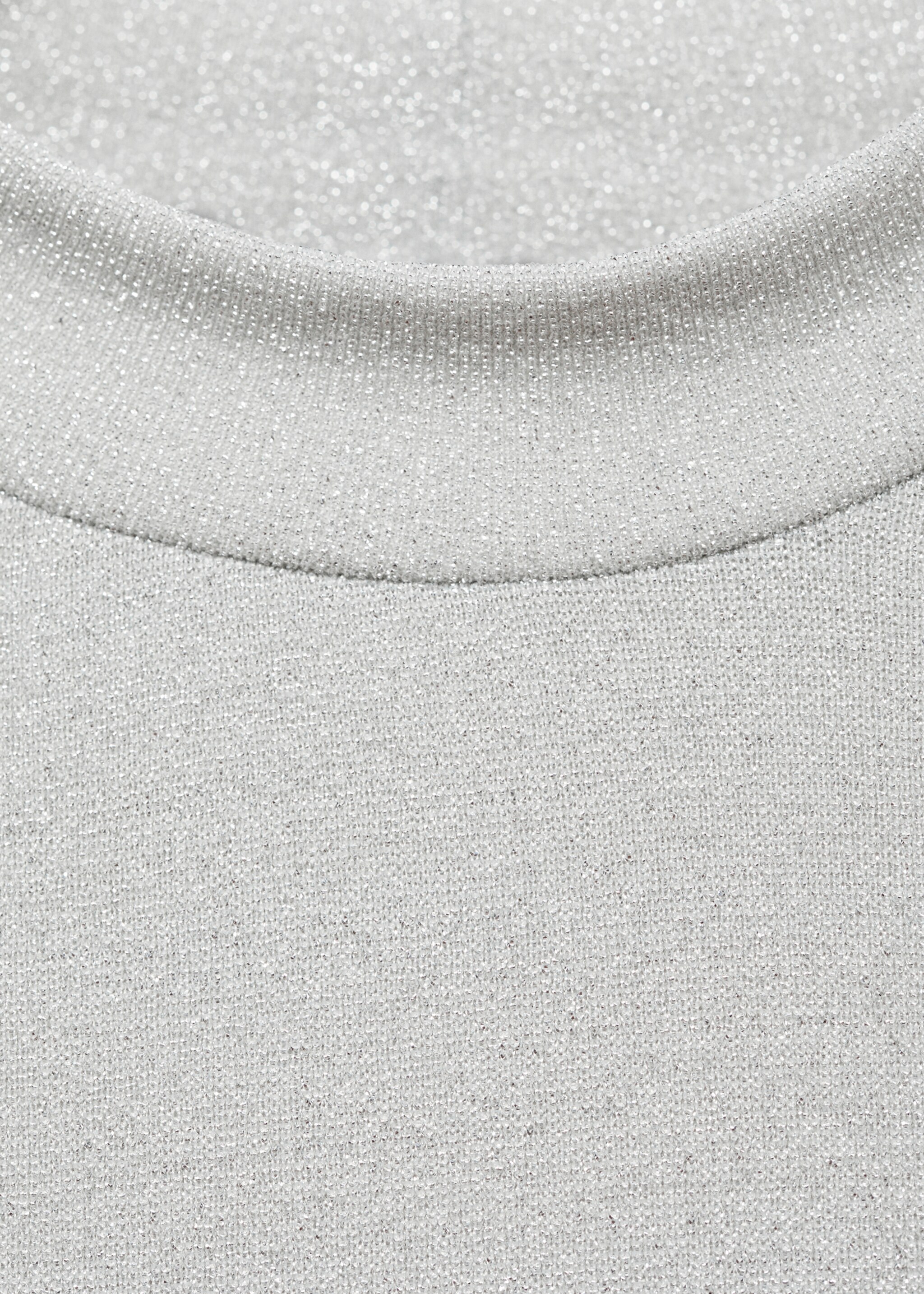 Lurex t-shirt with perkins neck - Details of the article 8