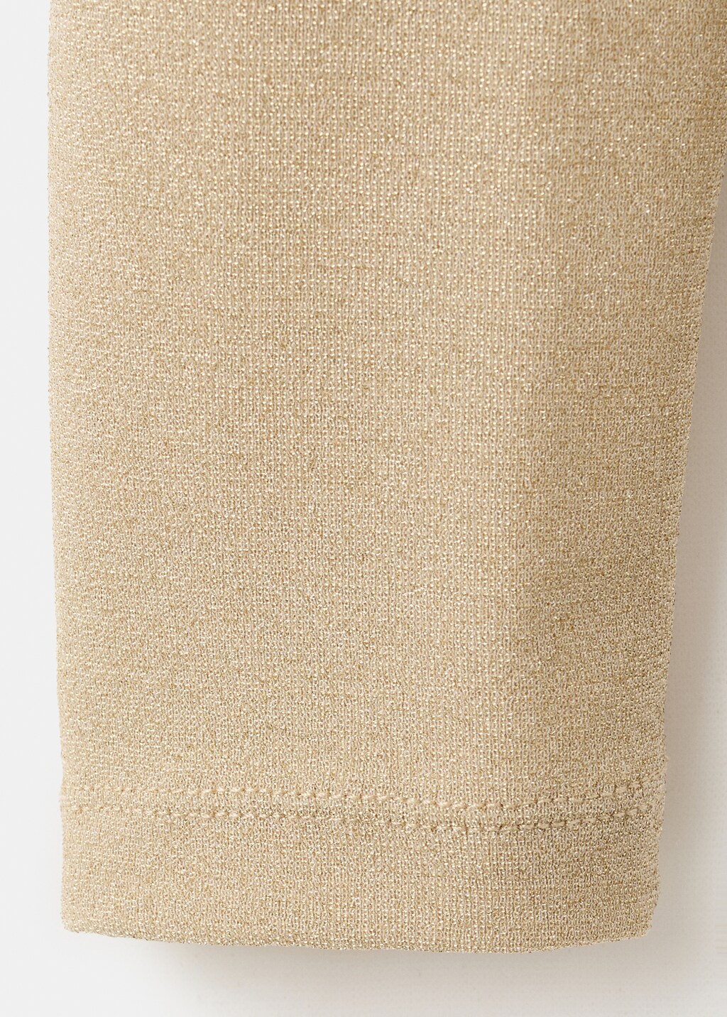 Mango Lurex t-shirt with perkins neck