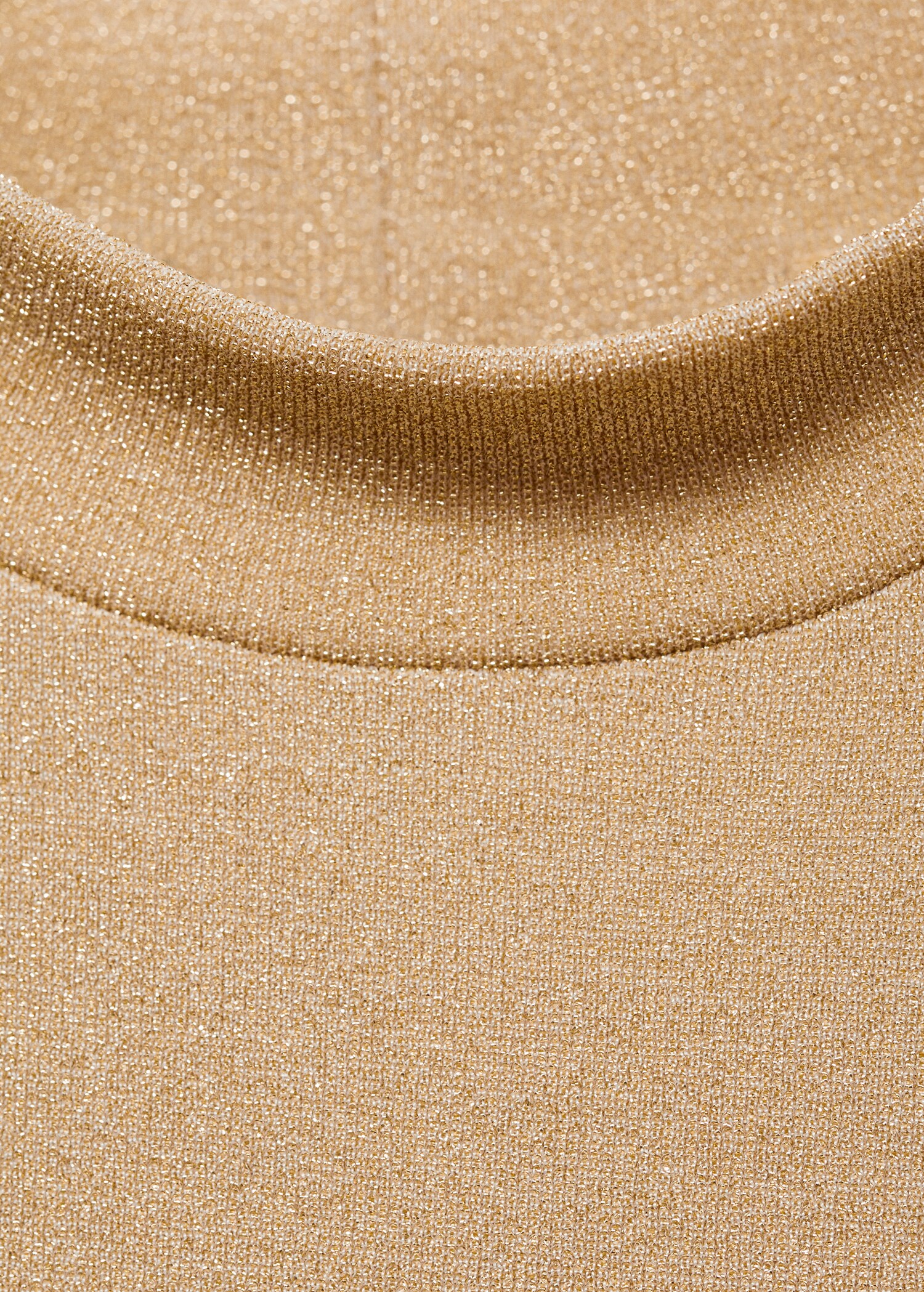 Lurex t-shirt with perkins neck - Details of the article 8