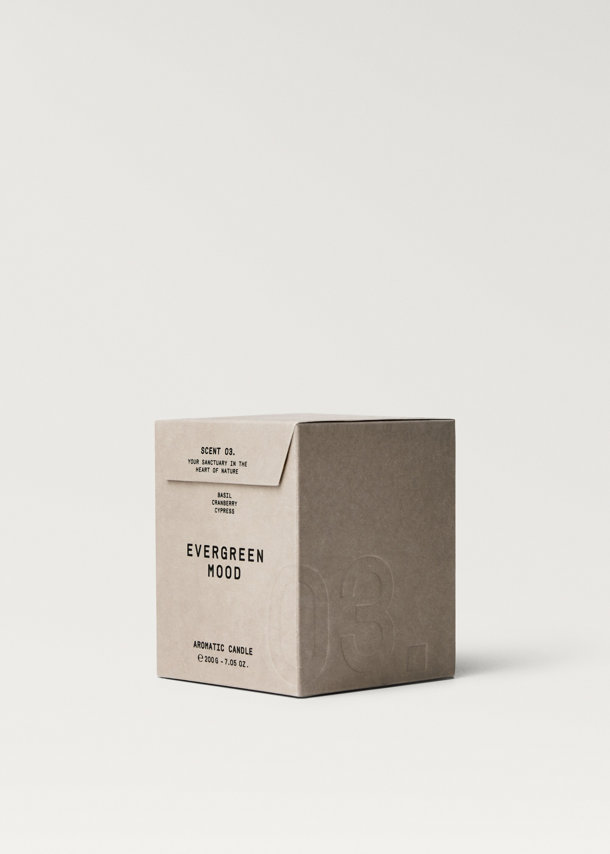 EVERGREEN MOOD aromatic candle 200 gr - Details of the article 2
