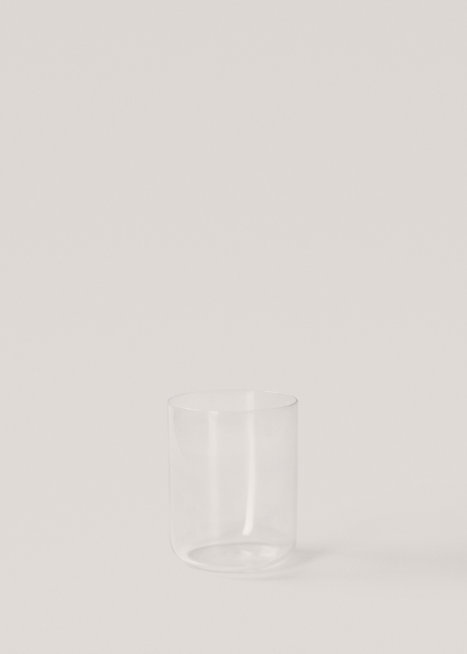 Bicchiere vetro borosilicato tinta unita - Articolo senza modello